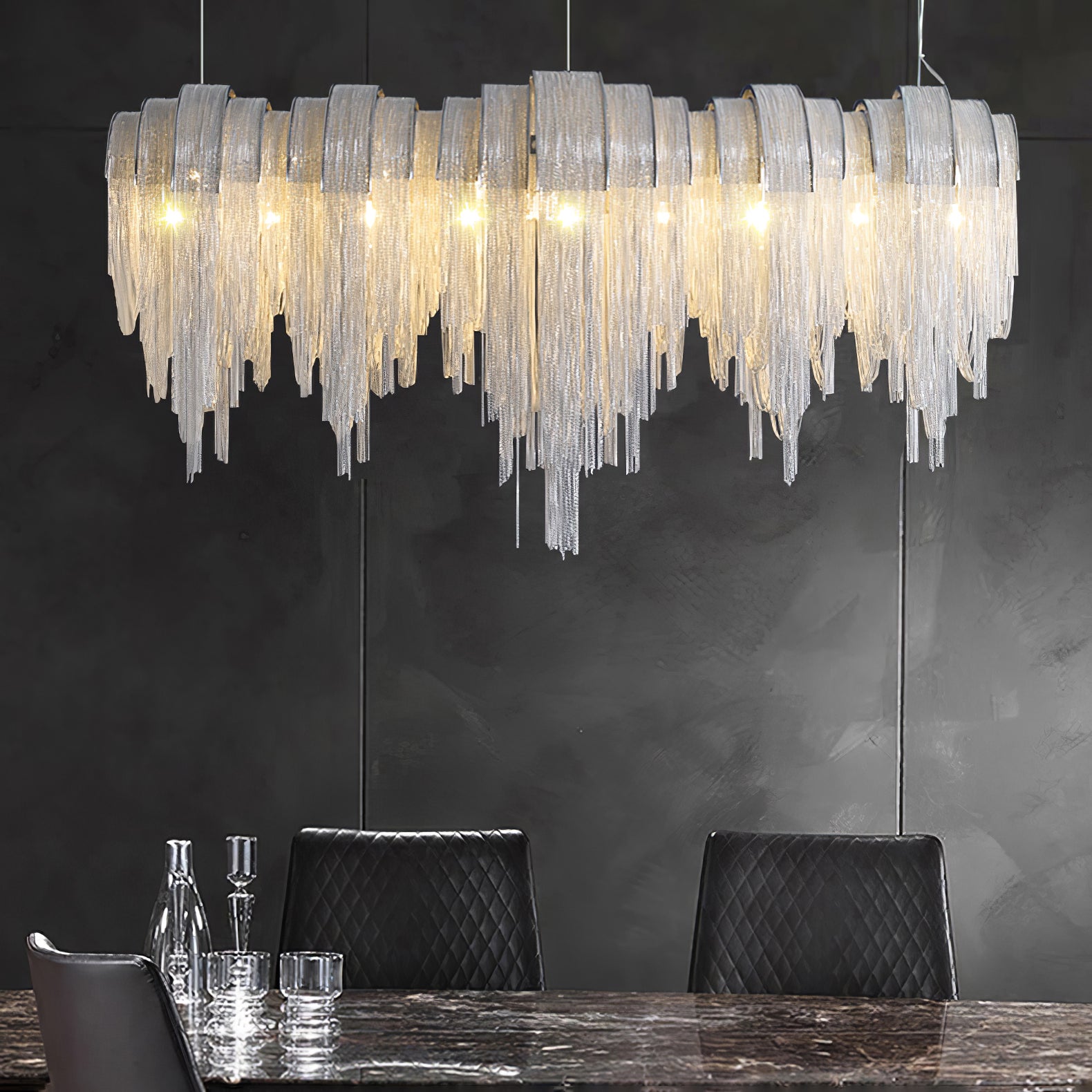 Length Chains Chandelier