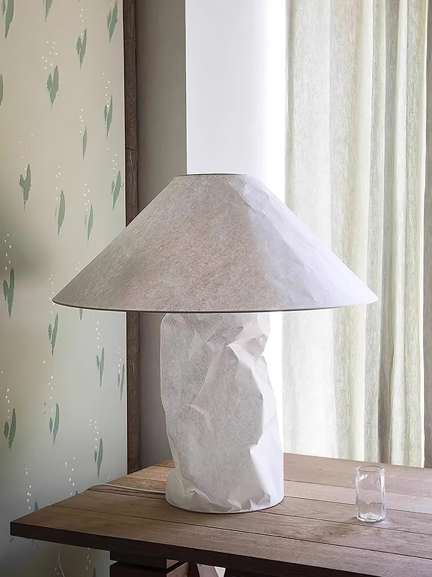 Crinkle Paper Table Lamp