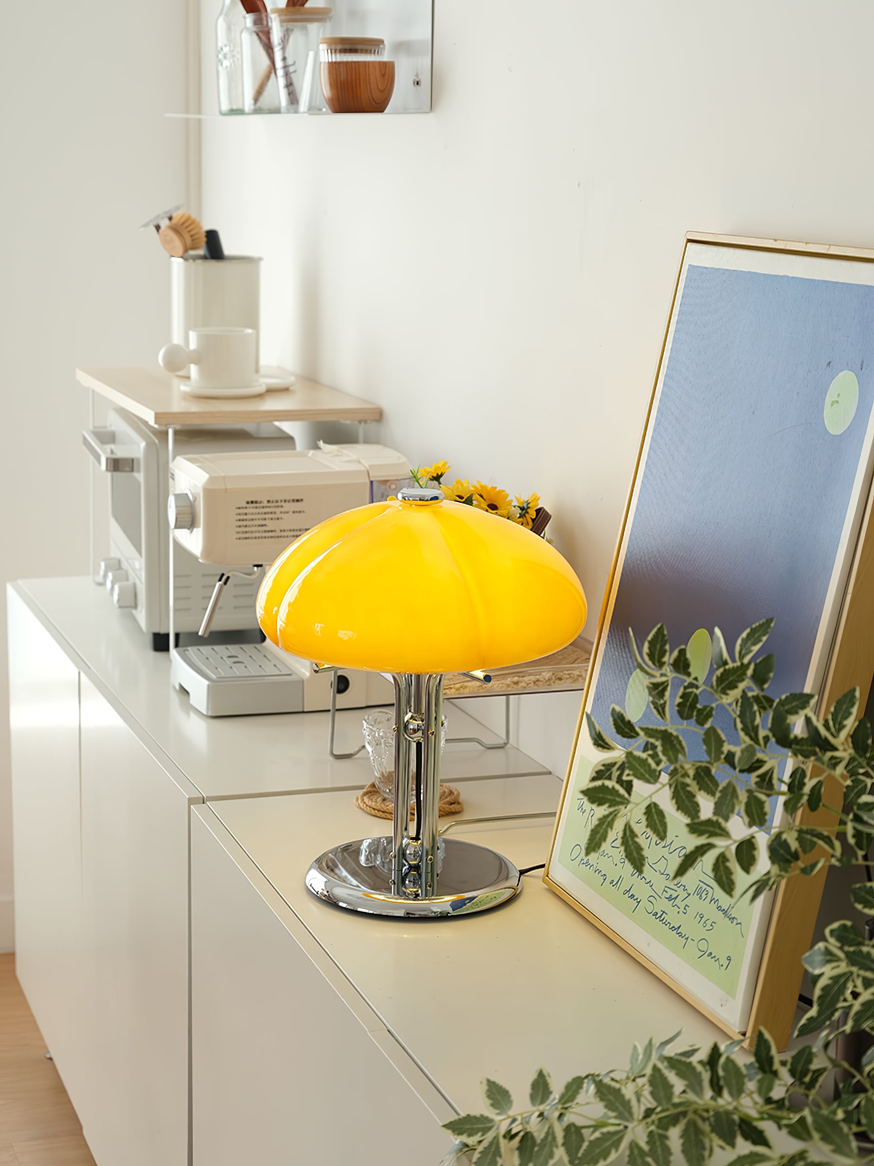 Mushroom Bauhaus Table Lamp