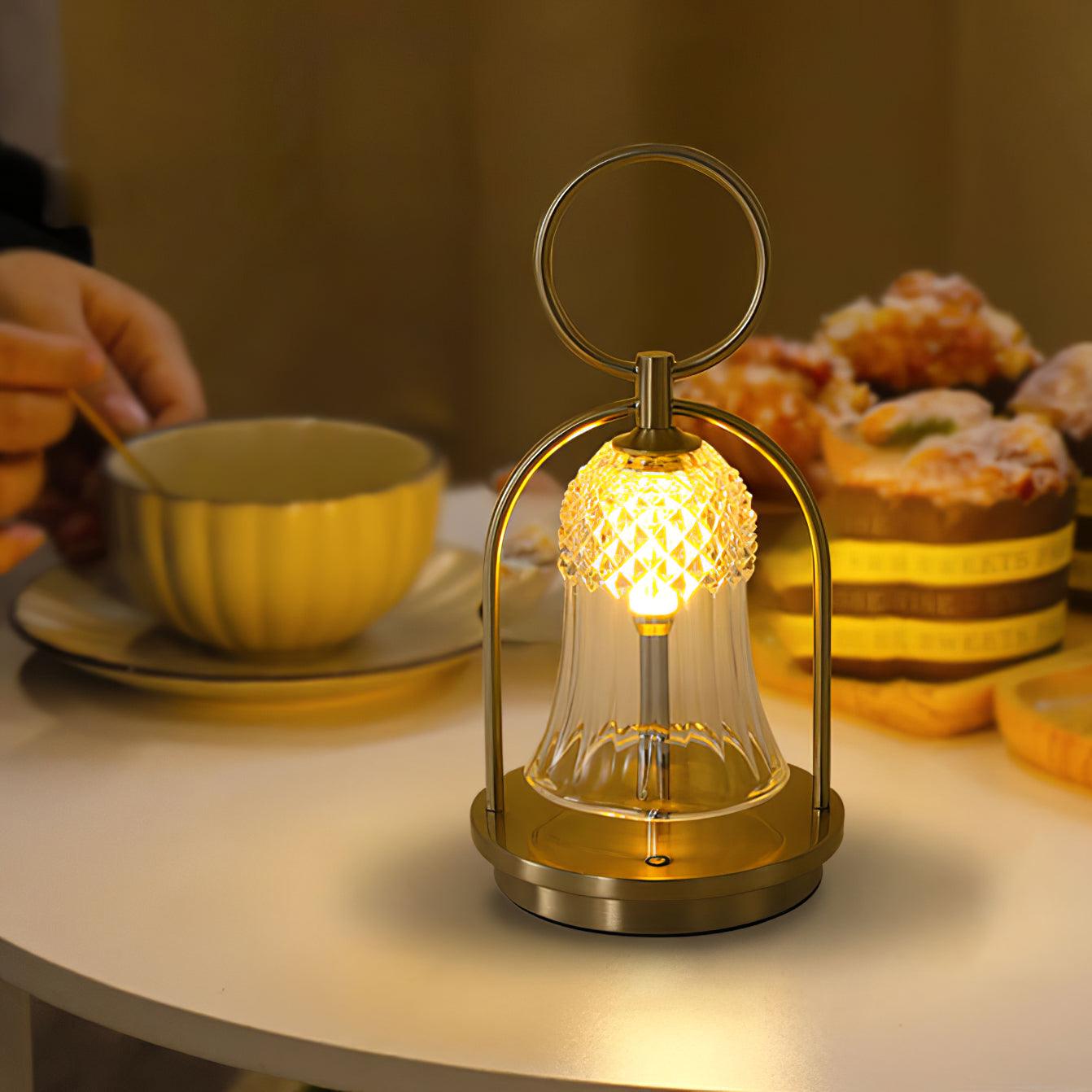 Wind Chime Portable Battery Table Lamp