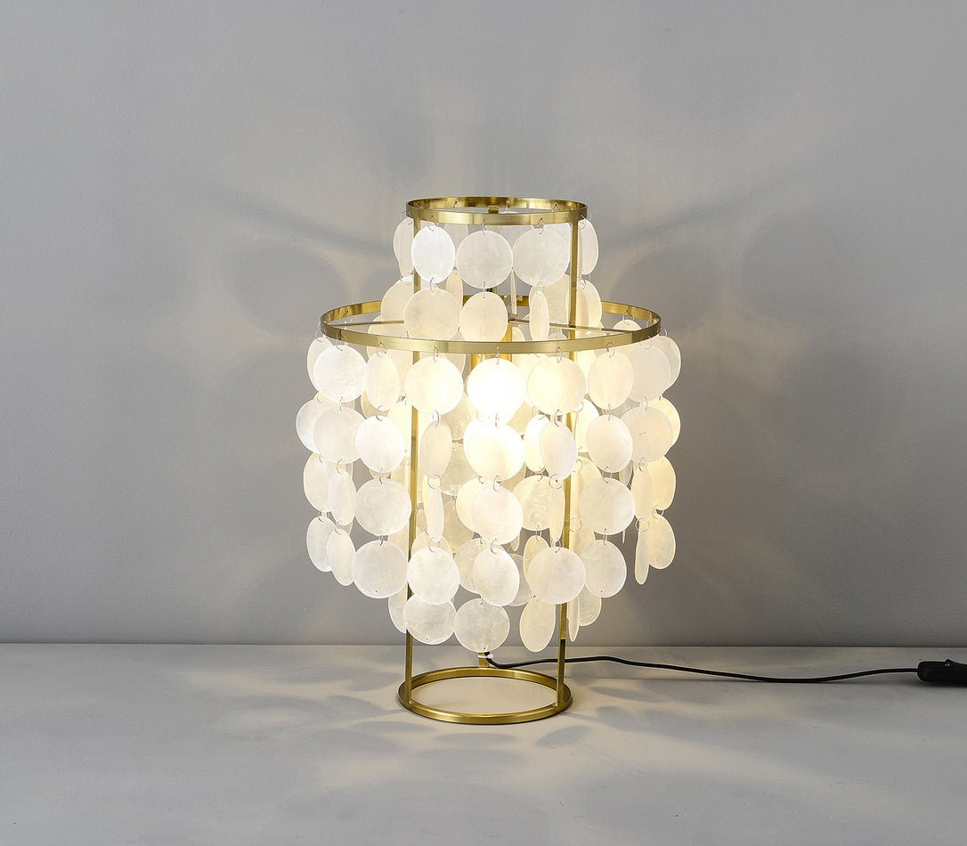 Round Shell Table Lamp