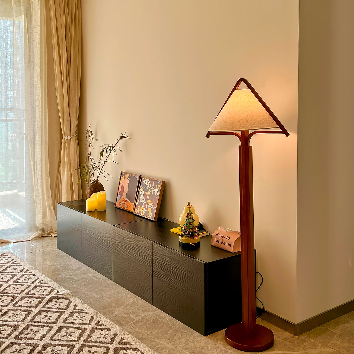 Apex Triangle Shade Floor Lamp