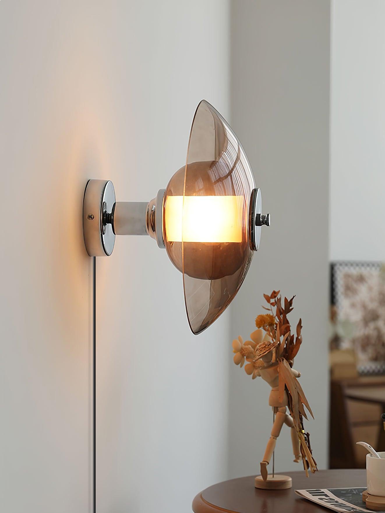 Flying Saucer Plug-in Wall Light