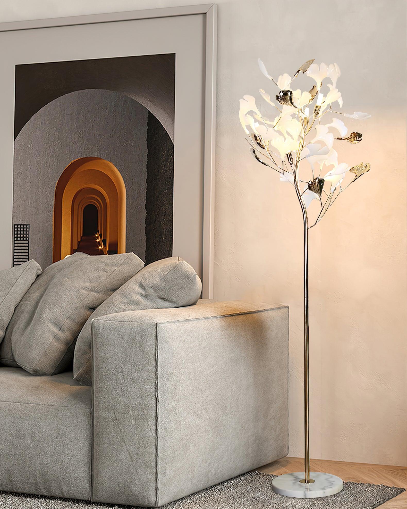 Gingko Leaf Floor Lamp