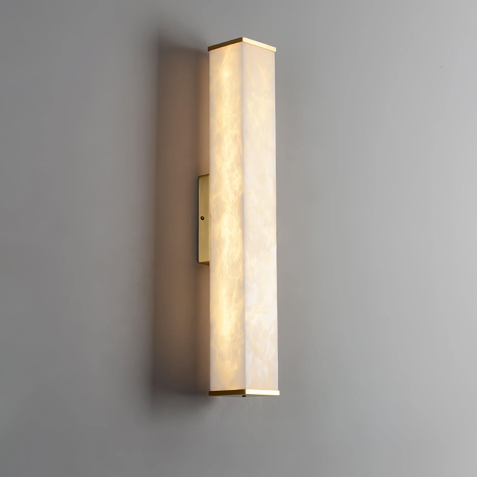 Cuboid Alabaster Wall Light