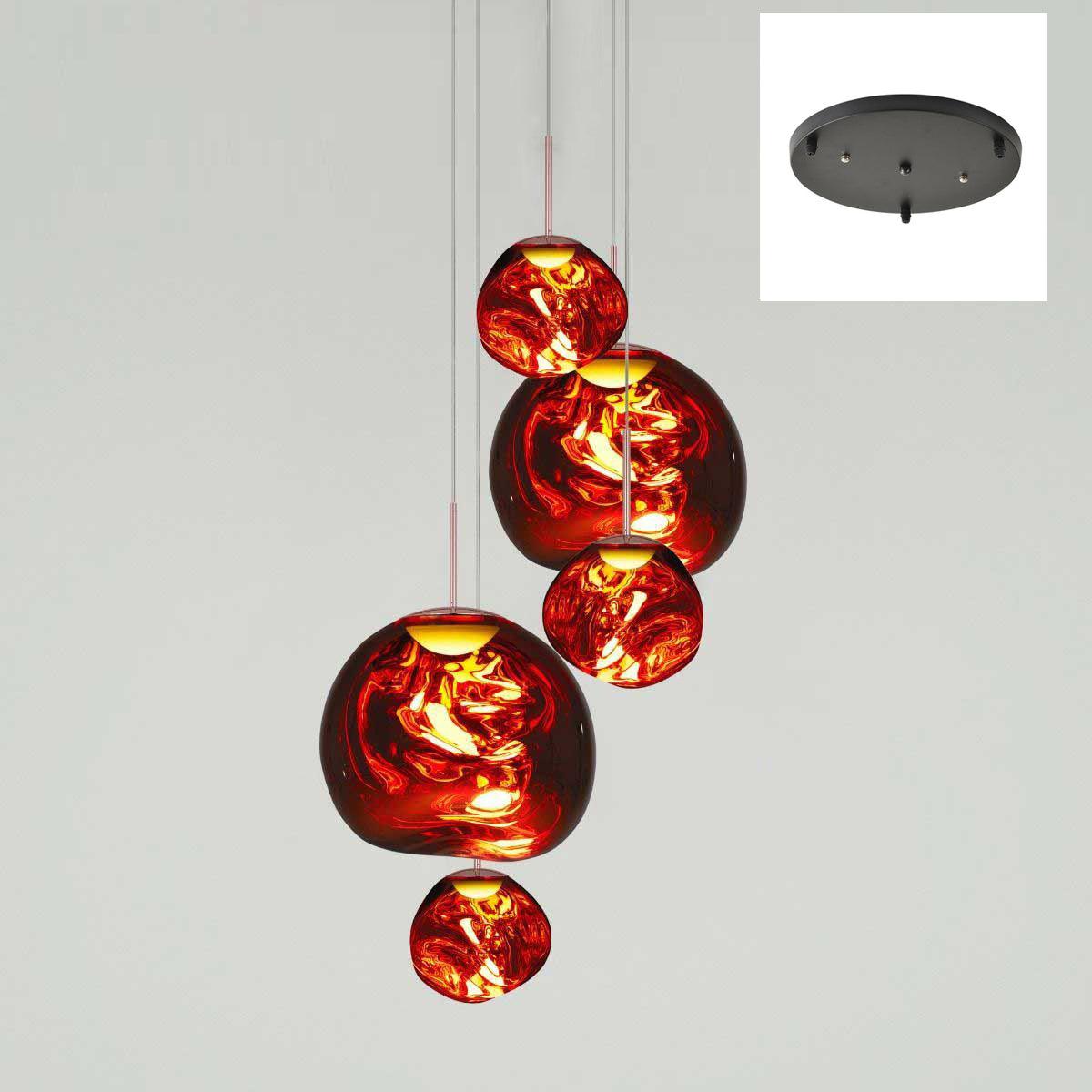 Multi Lava Round Pendant Lamp