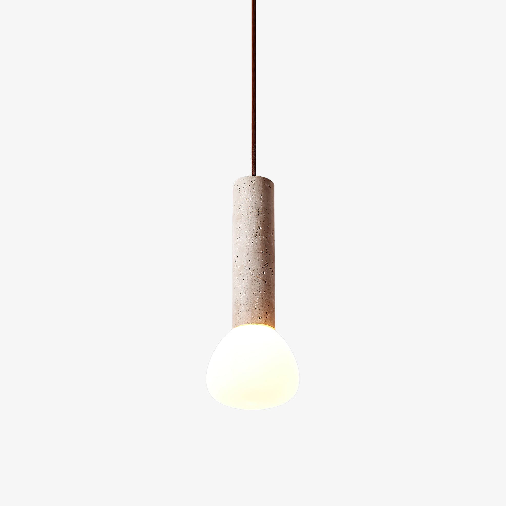 Matchstick Travertine Pendant Lamp