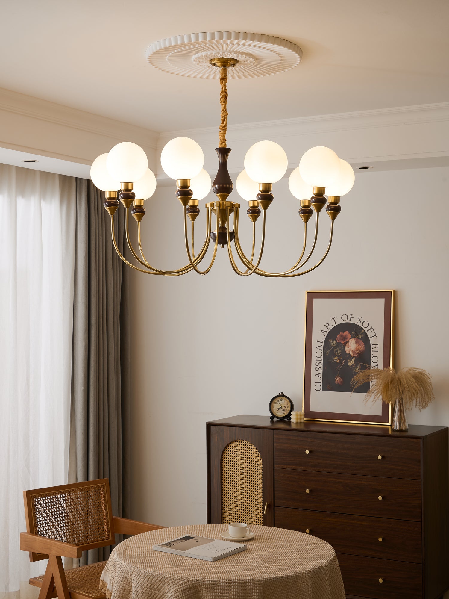 Helena Curve Chandelier