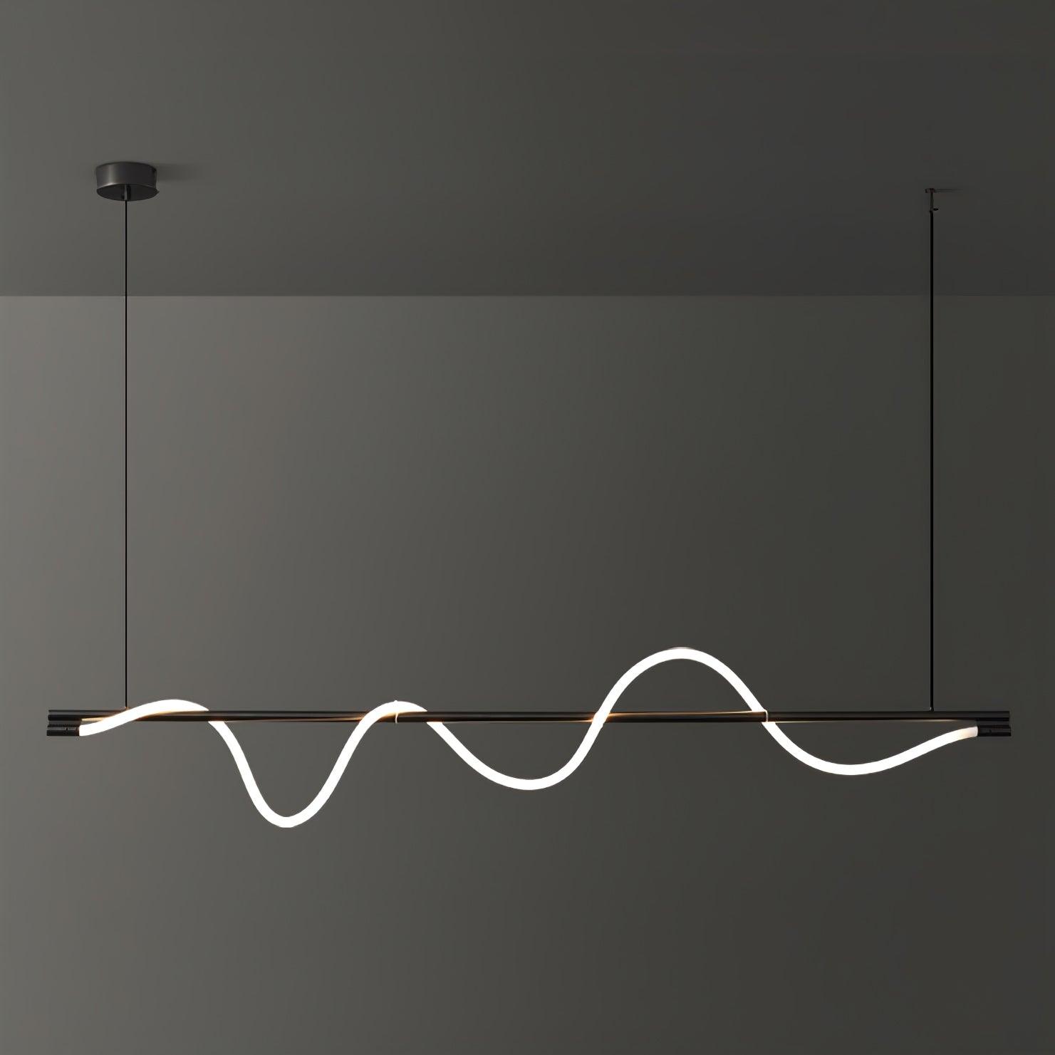 Linear Curve Island Pendant Lamp