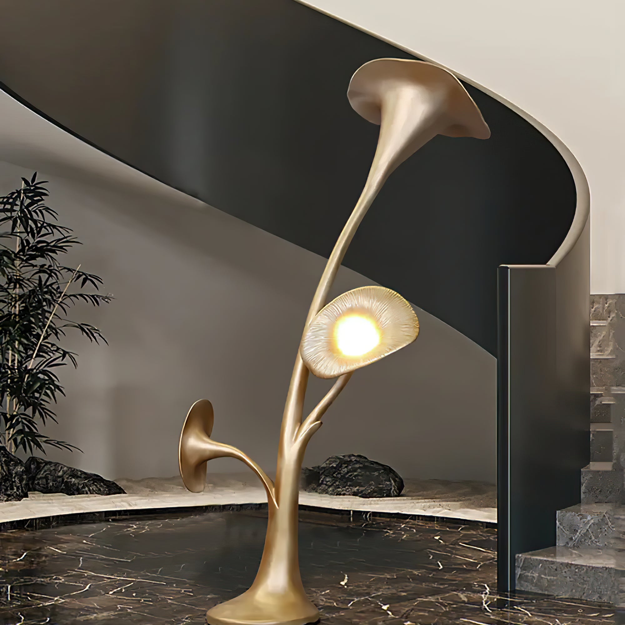 Petunia Sculpture Floor Lamp