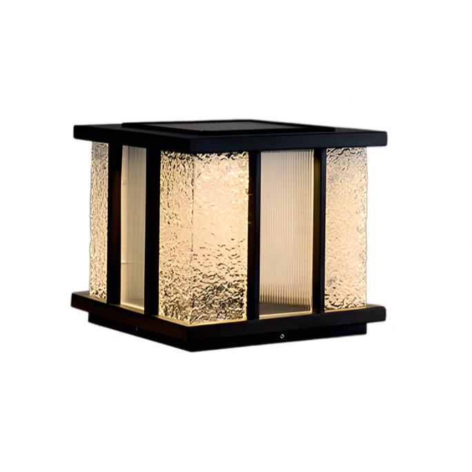 Modern Cube Solar Outdoor Light