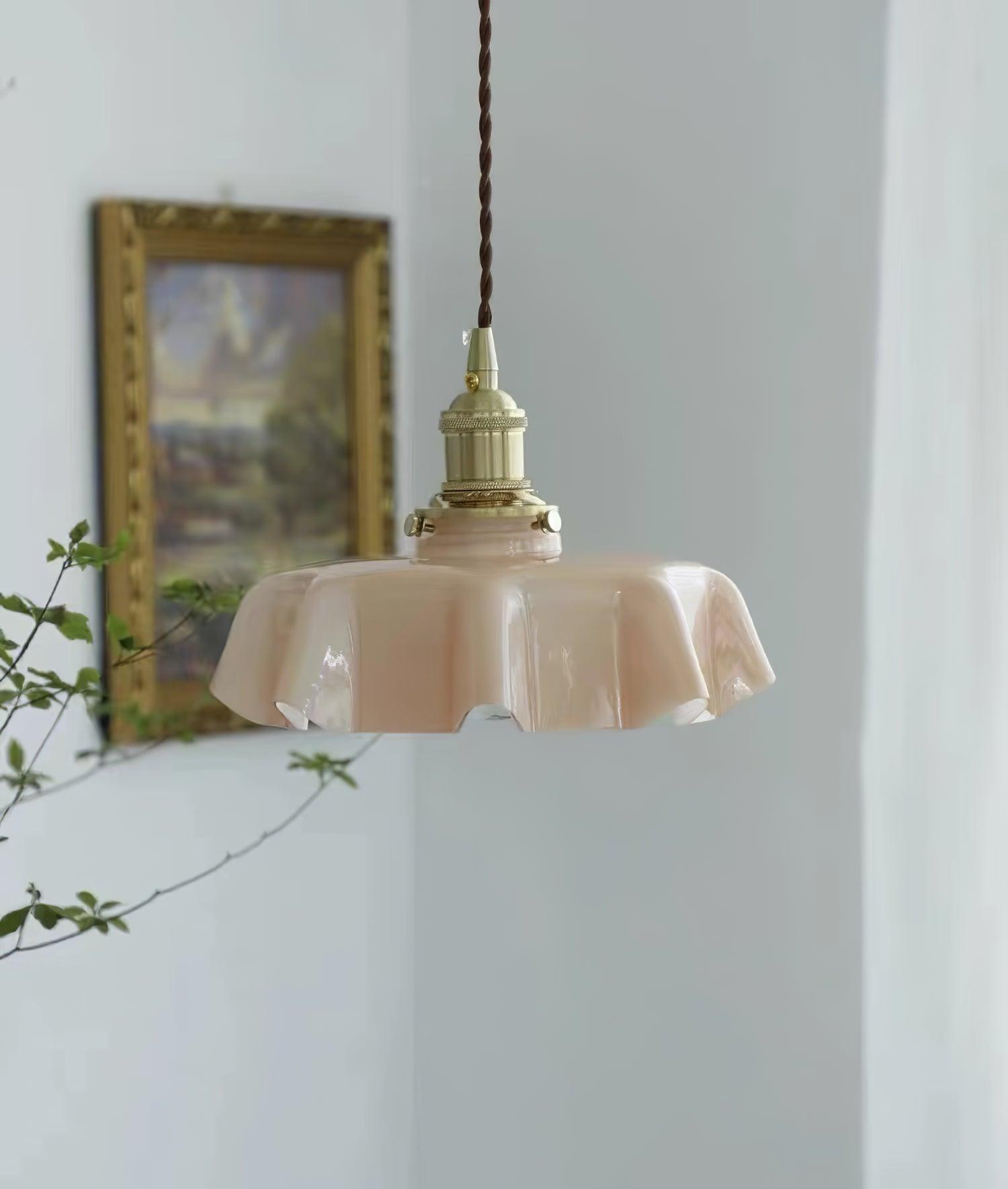 French Flower Pendant Light