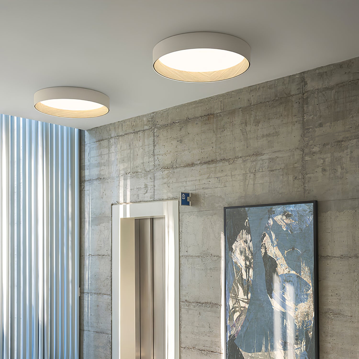 Duo Round Ceiling Lamp