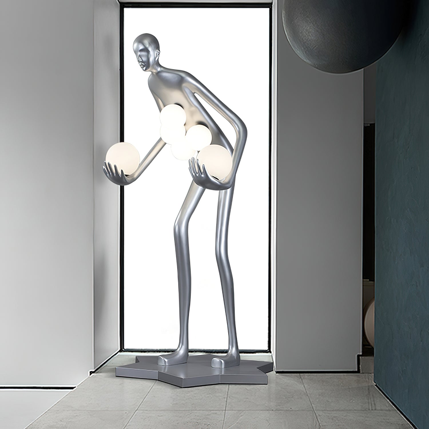 Celestial Guardian Sculpture Floor Lamp