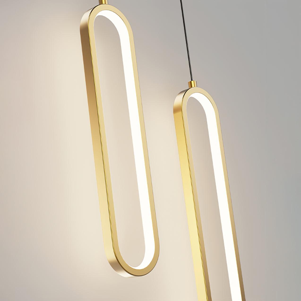 Long Oval LED Pendant Lamp