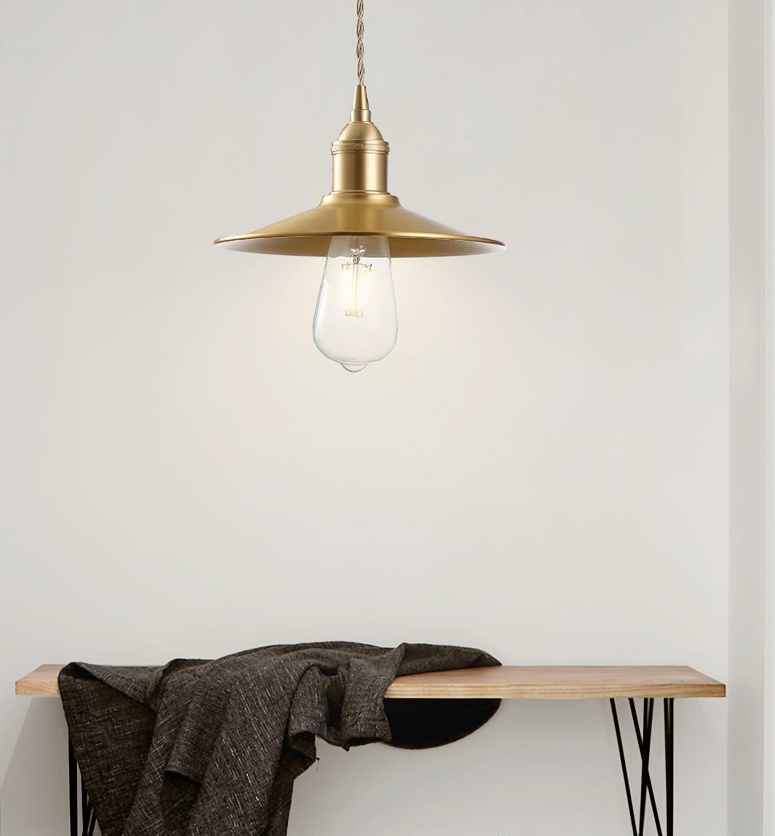 Sleek Flat Pendant Lamp