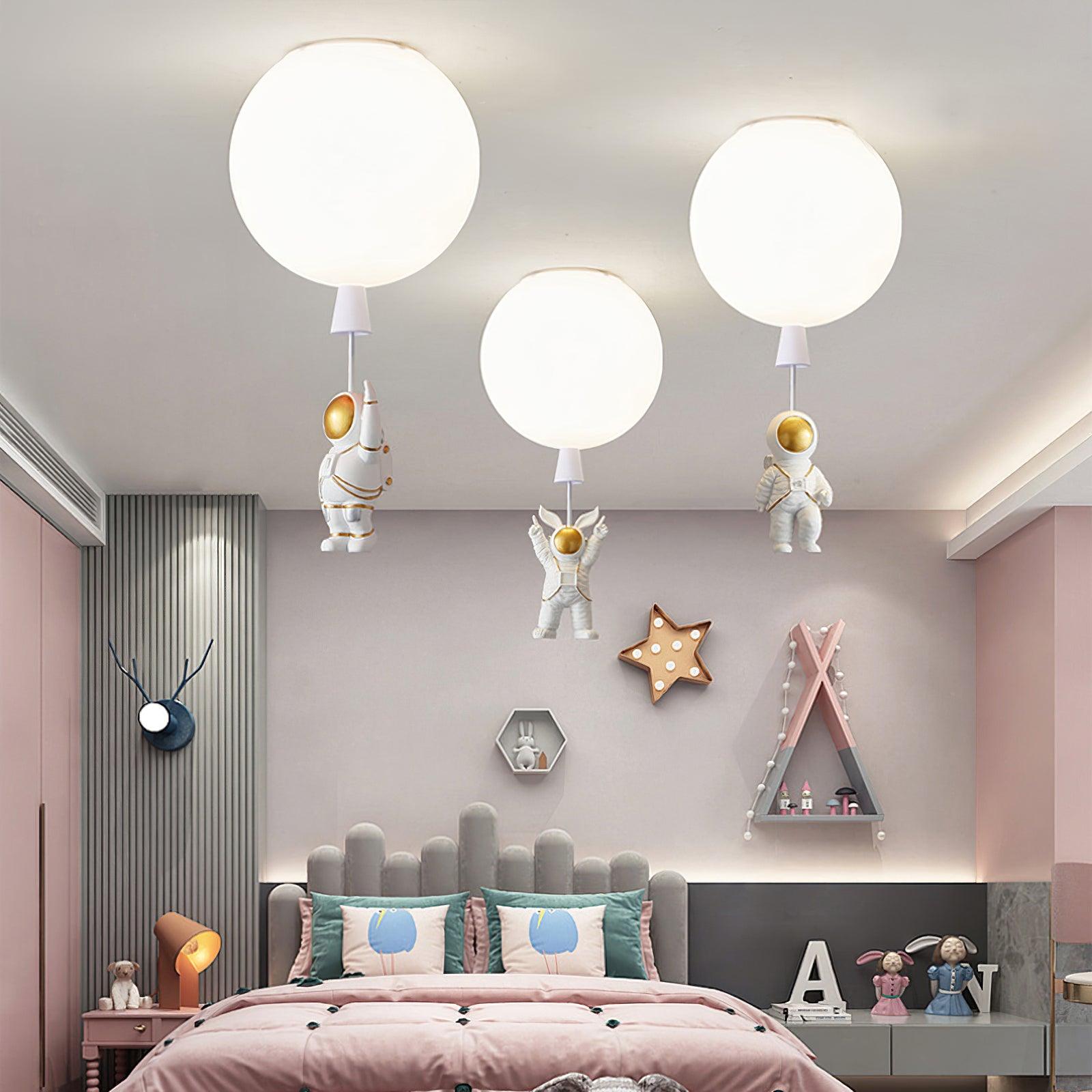 Frosted Balloon Ceiling Light