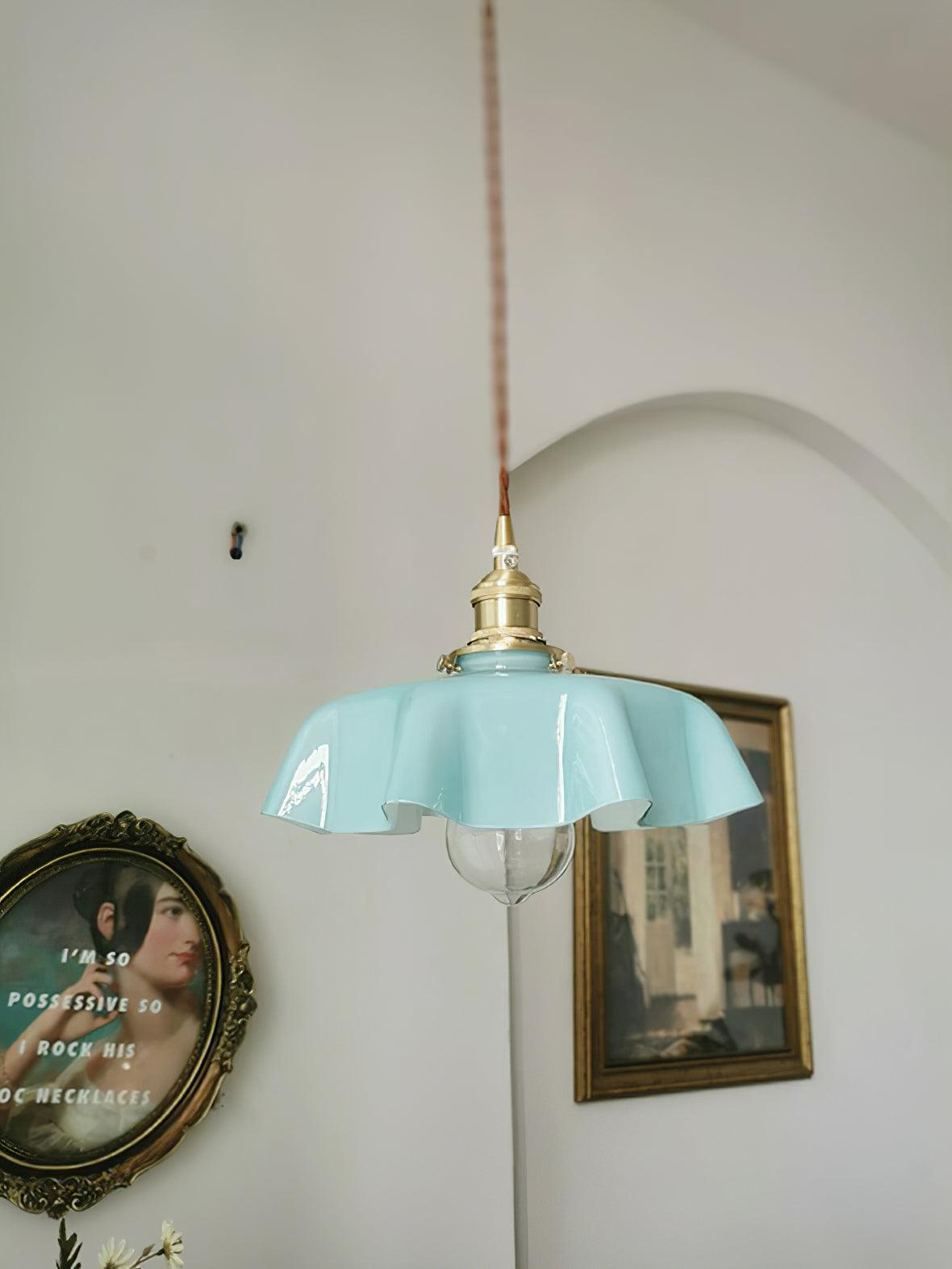 French Flower Pendant Light