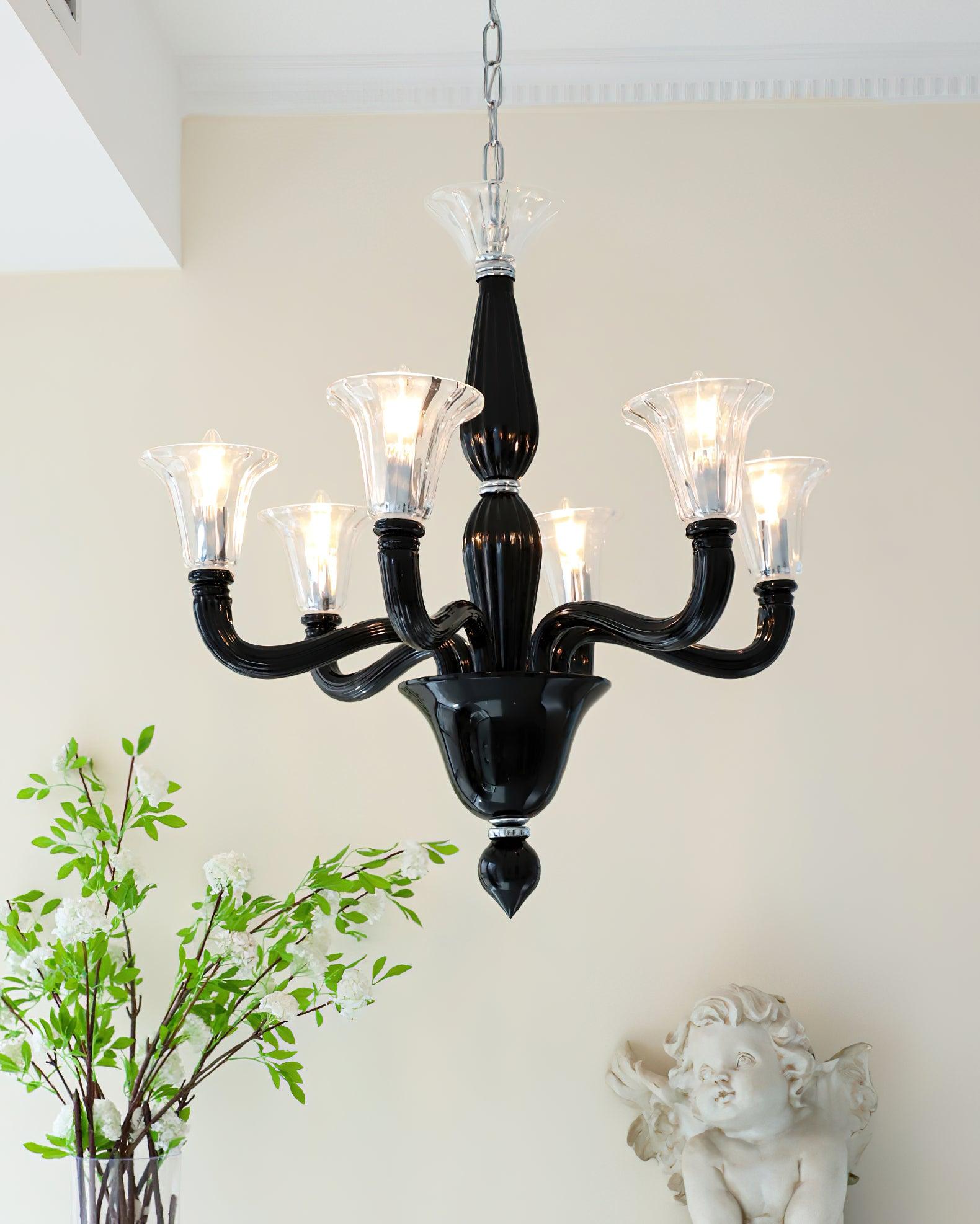 Murano Candle Chandelier