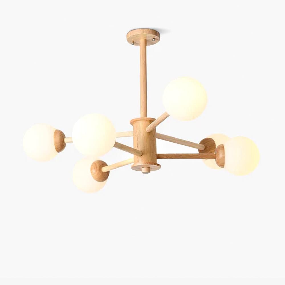 Kozan Wooden Chandelier