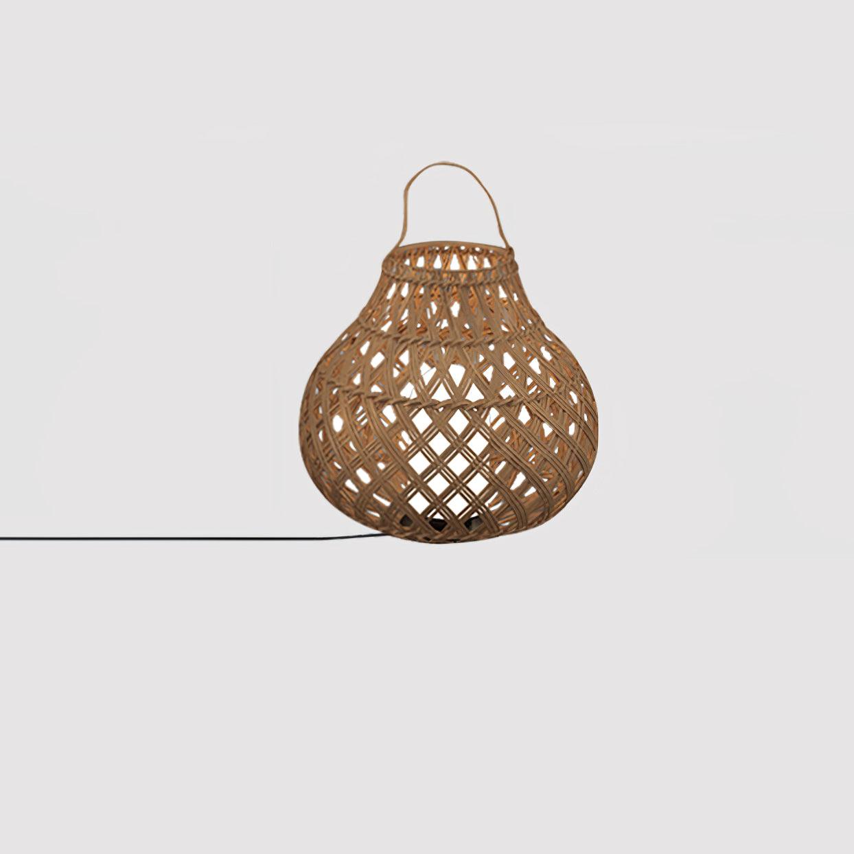 Woven Sphere Lantern Outdoor Lamp