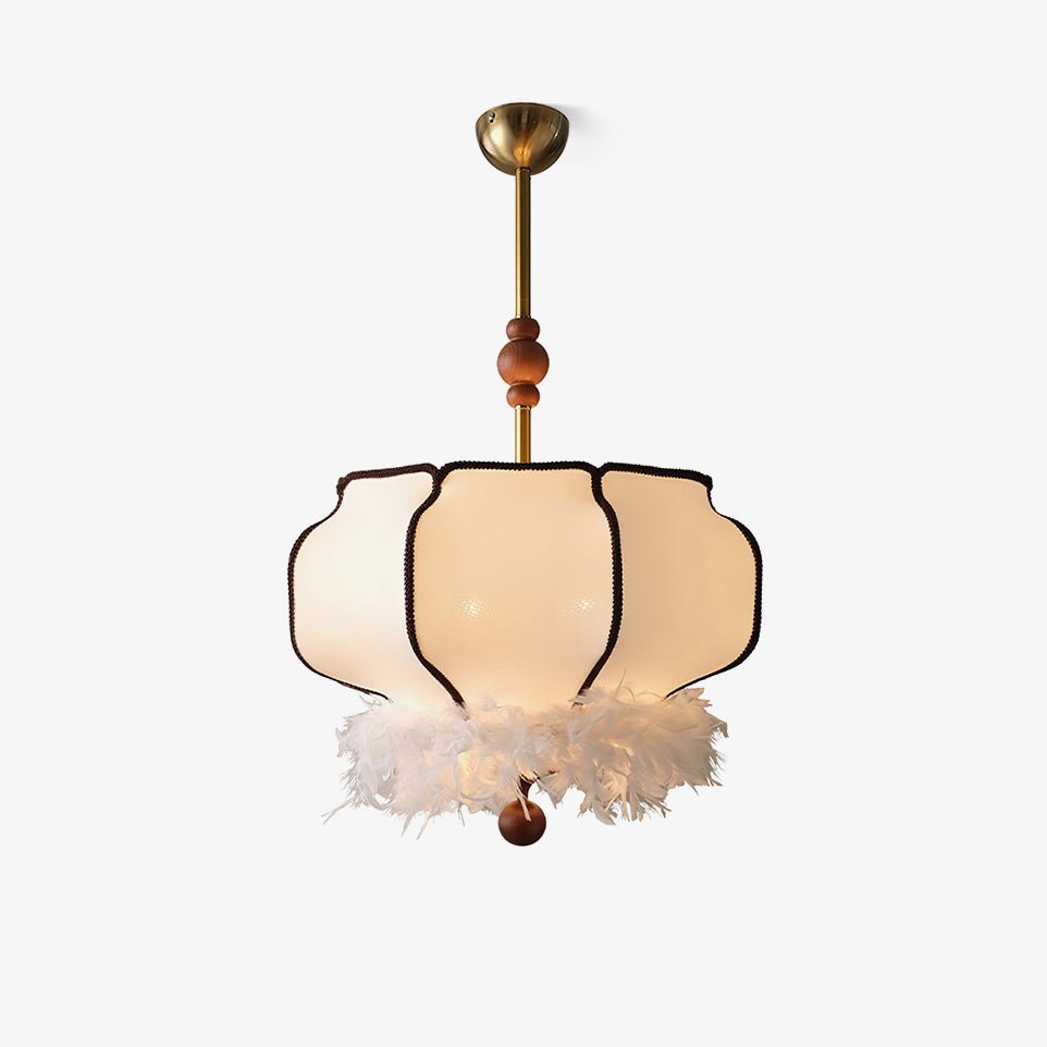 Feathered Lantern Pendant Light