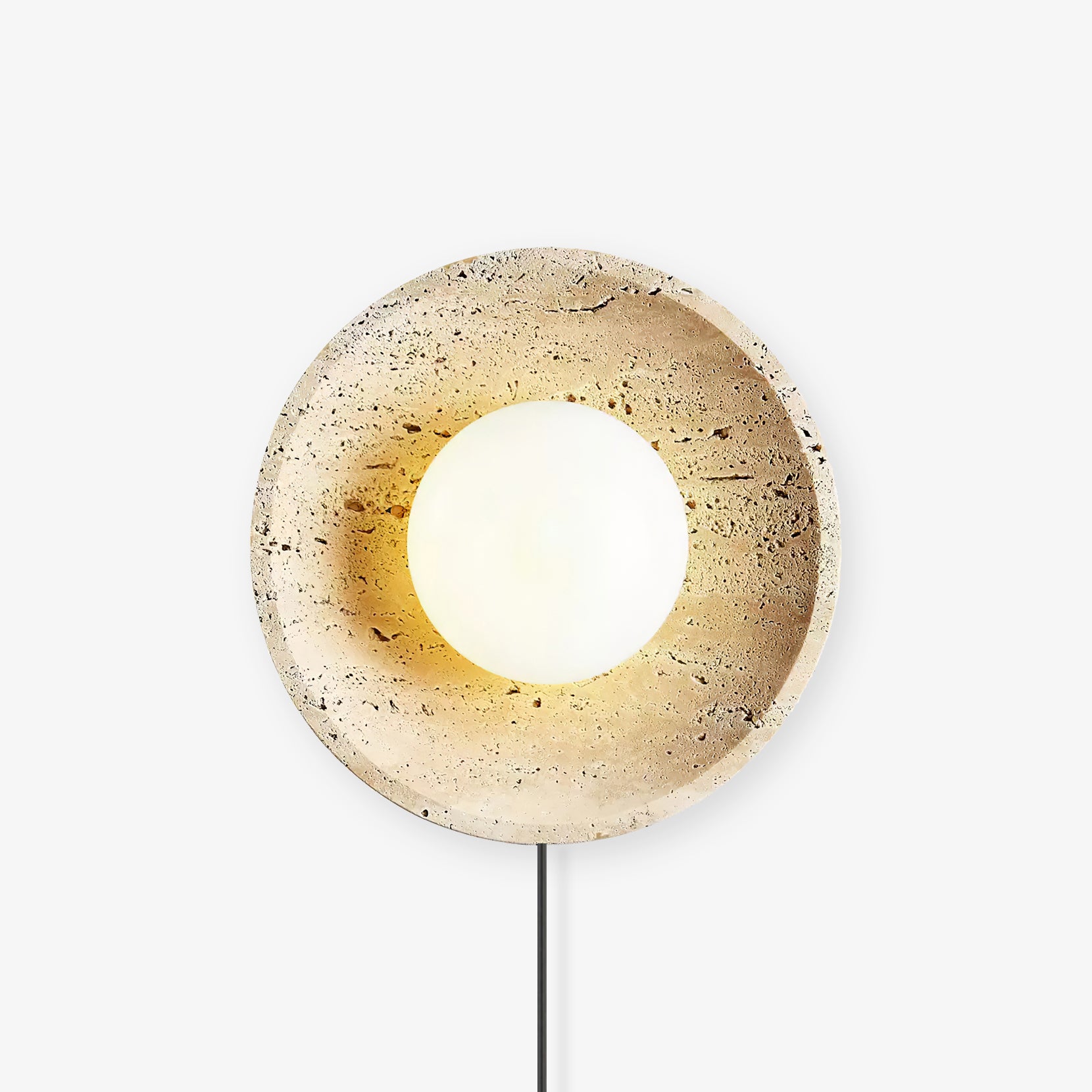 Stone Eclipse Plug-in Wall Light