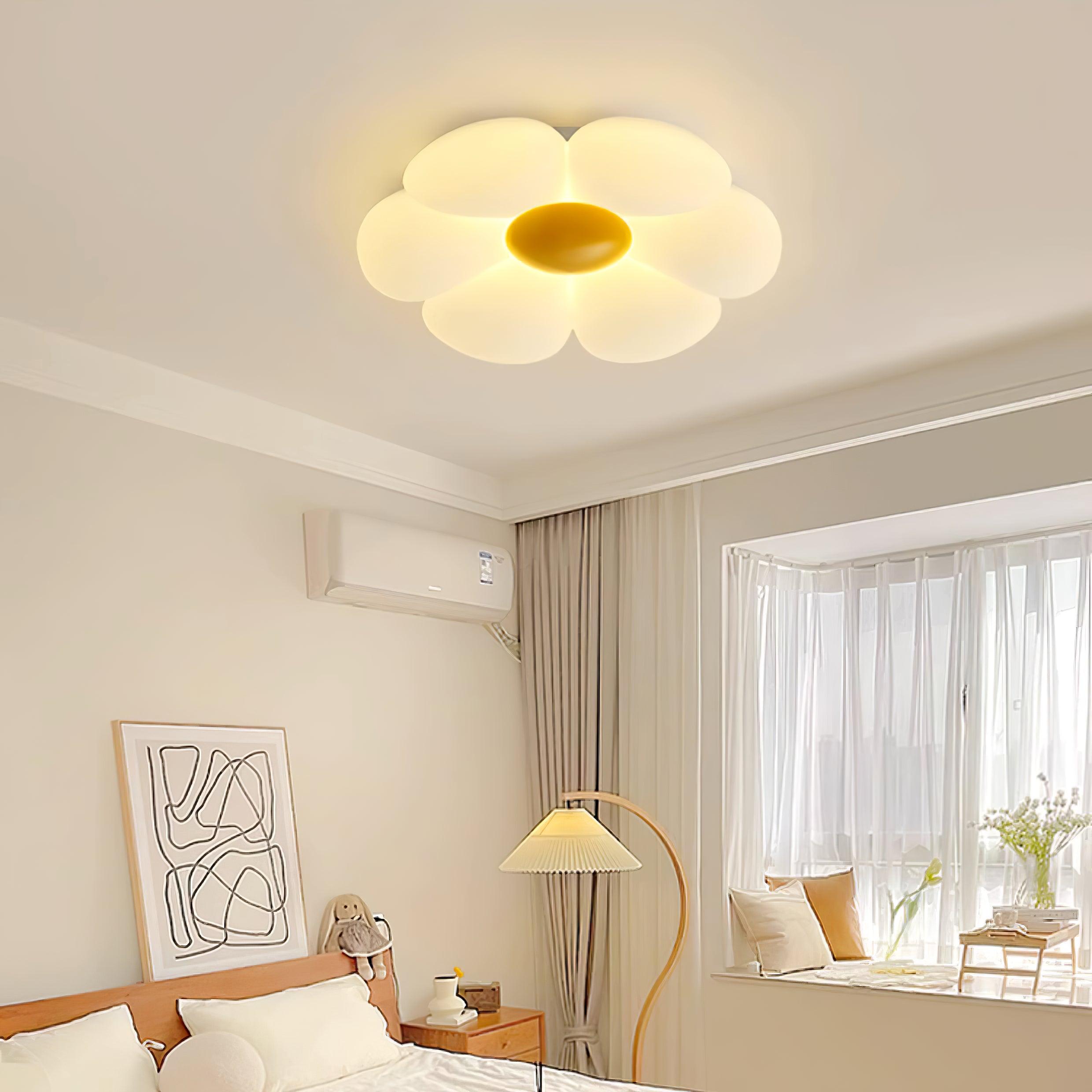 Six-leaf Flower Kids Room Ceiling Lamp