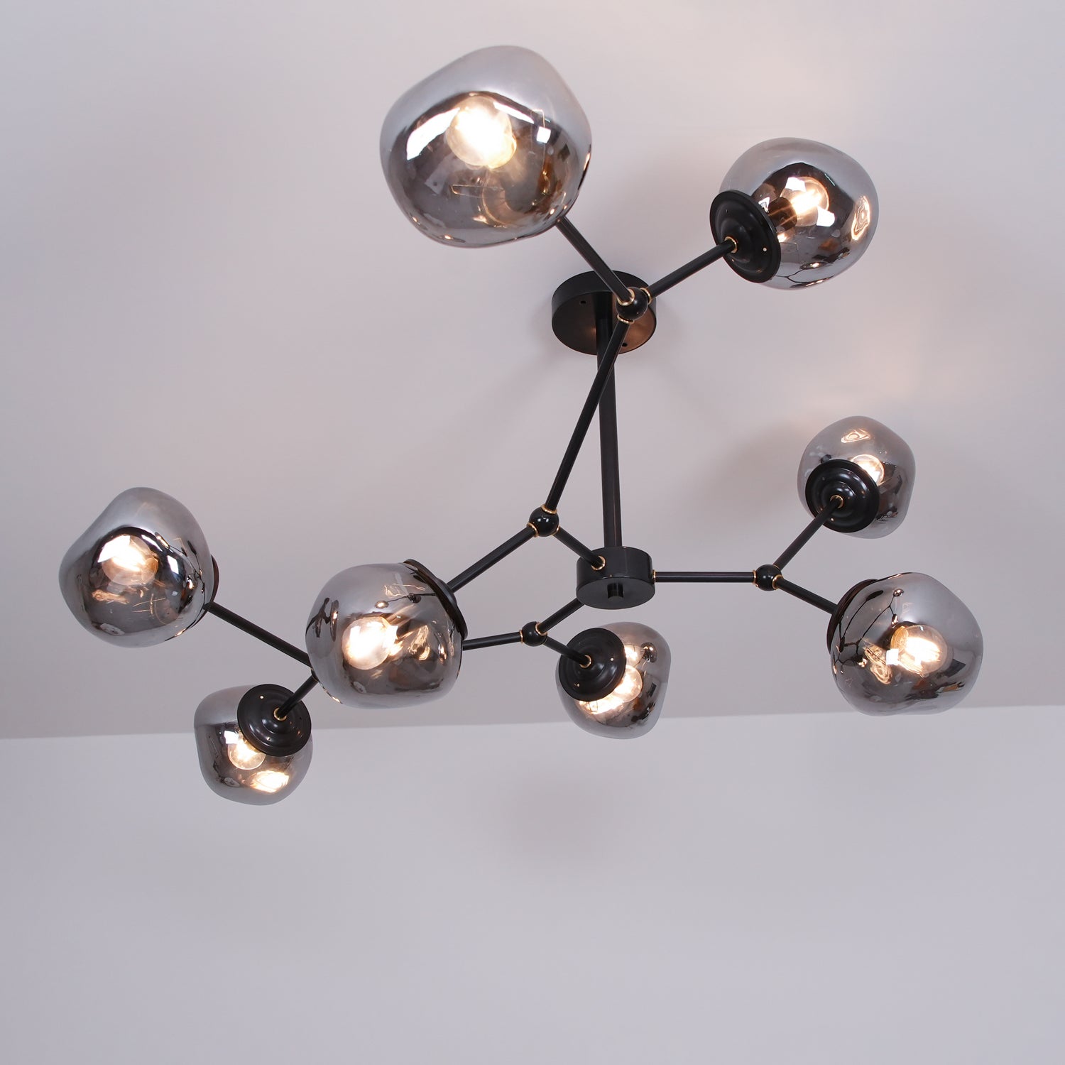 Molecular Glass Chandelier