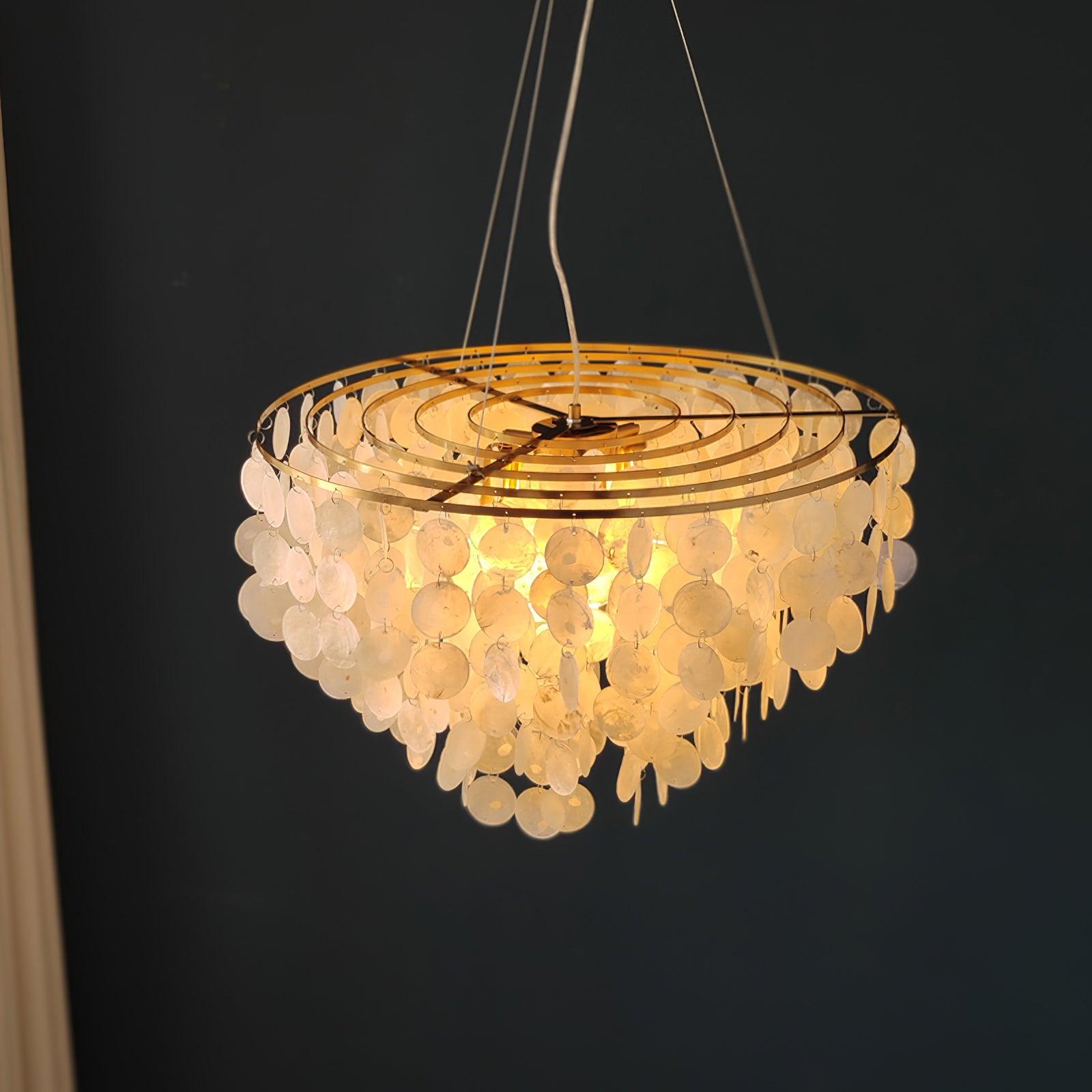 Shell Wind Chime Chandelier