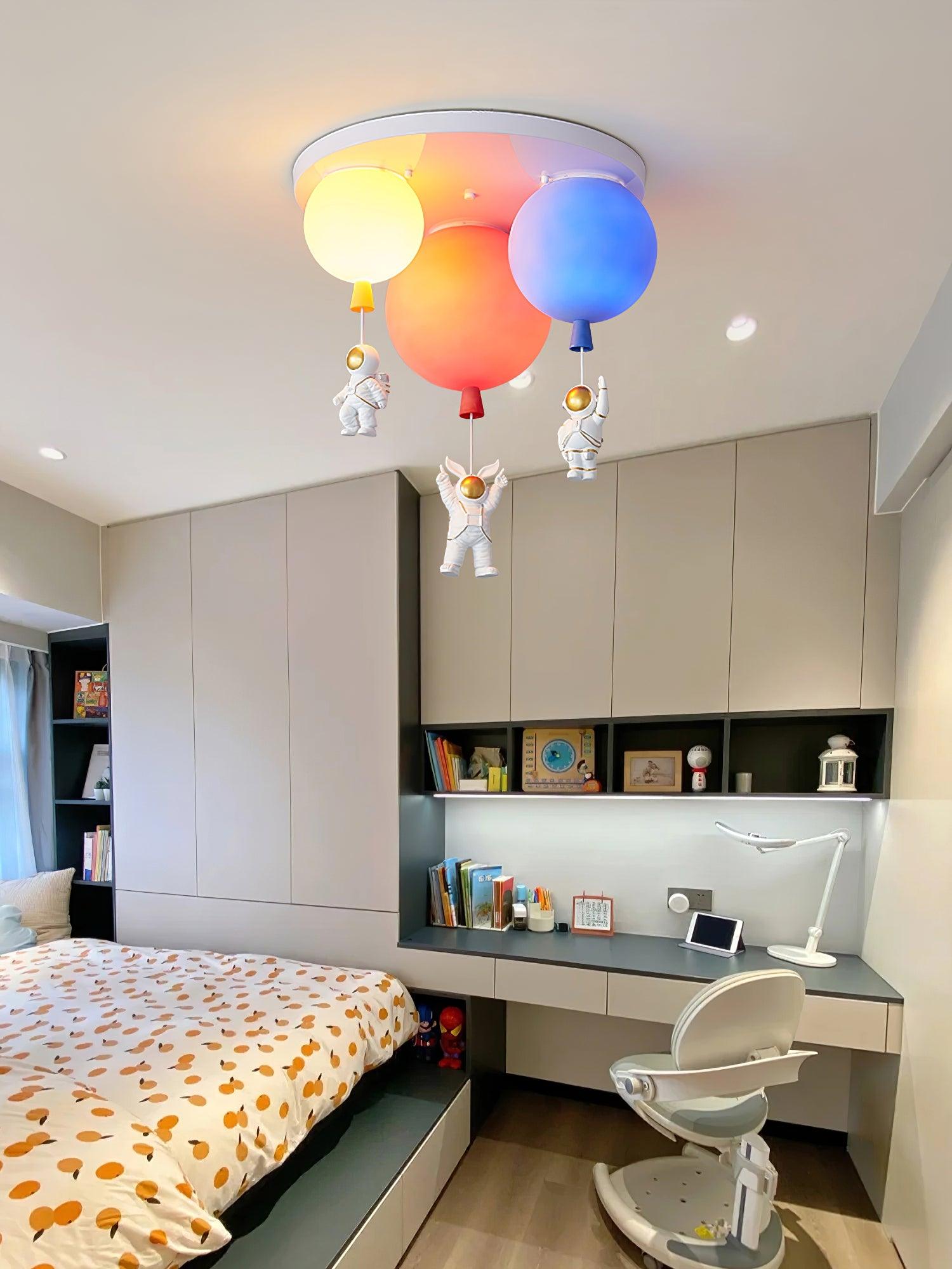 Frosted Balloon Combination Ceiling Lamp