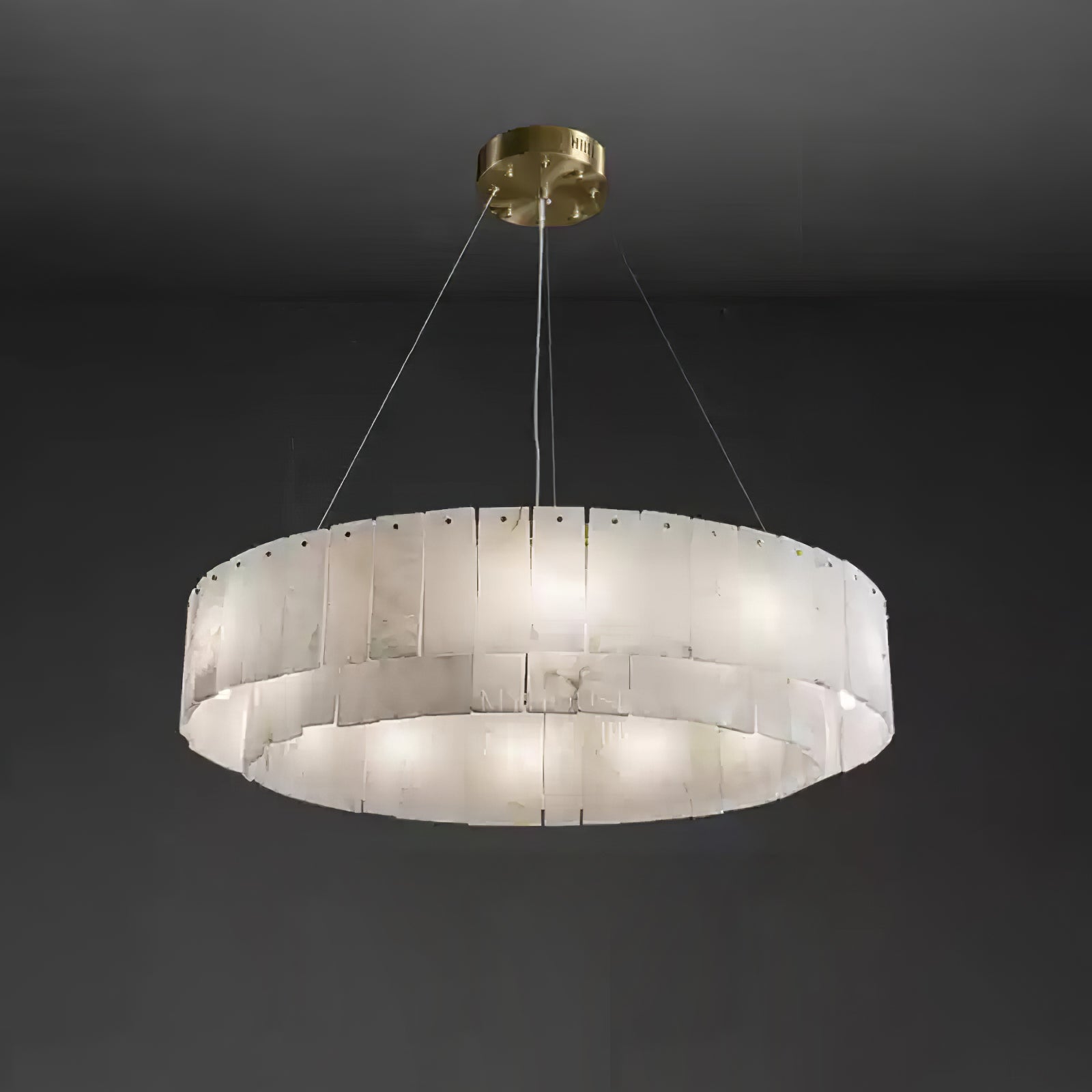 Rock Alabaster Chandelier