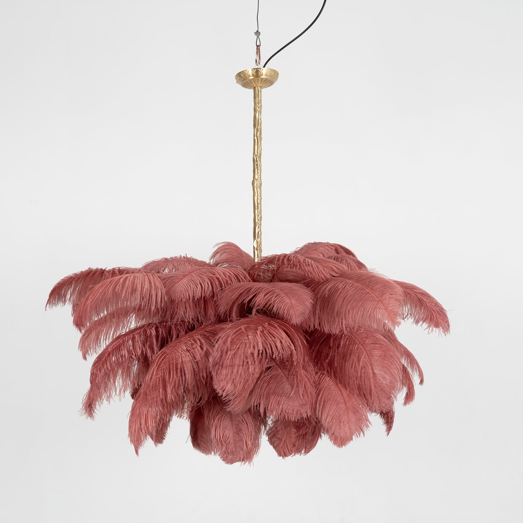 Ostrich Feather Chandelier