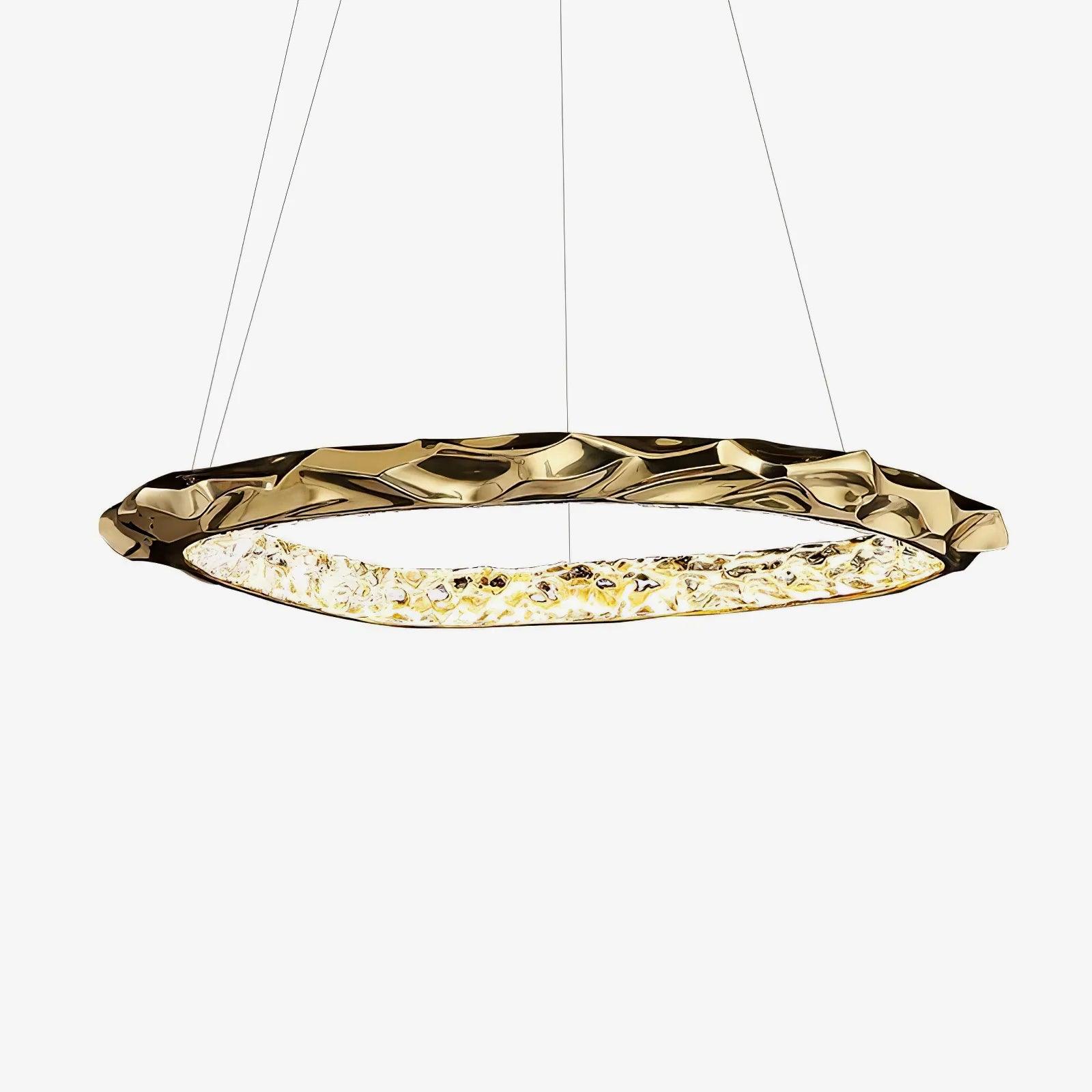 Resin Circlet Brass Pendant Lamp