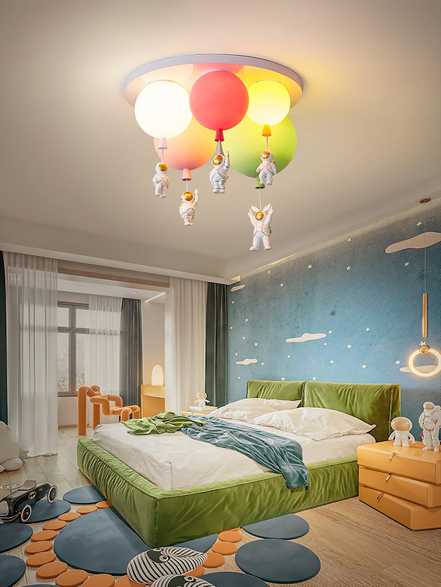 Frosted Balloon Combination Ceiling Lamp