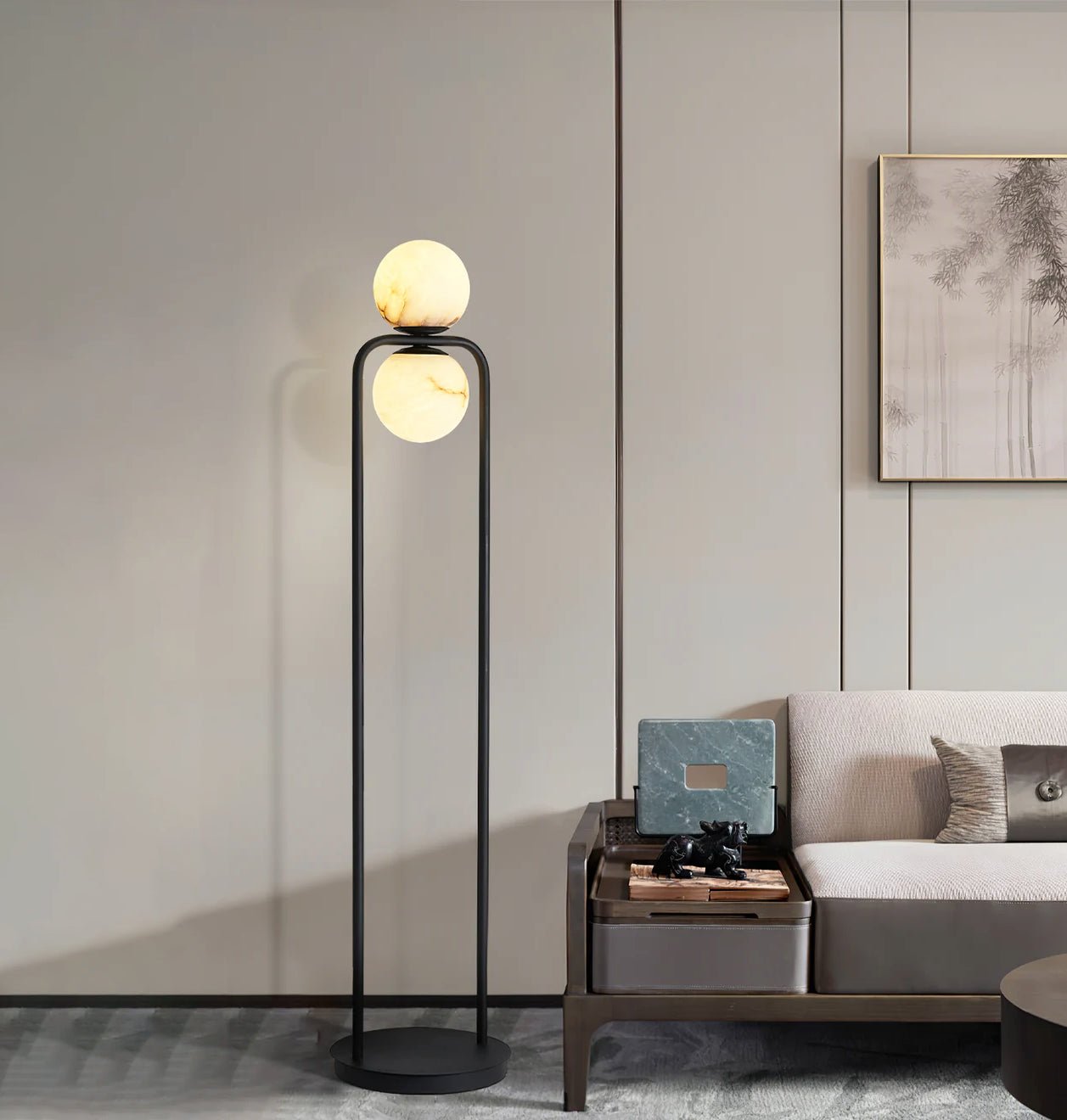 Alabaster Tribeca Floor Lamp