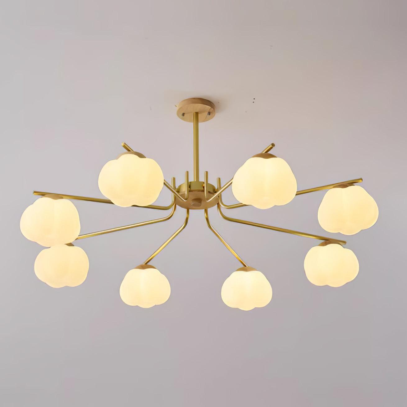 Plastic Cotton Balls Chandelier