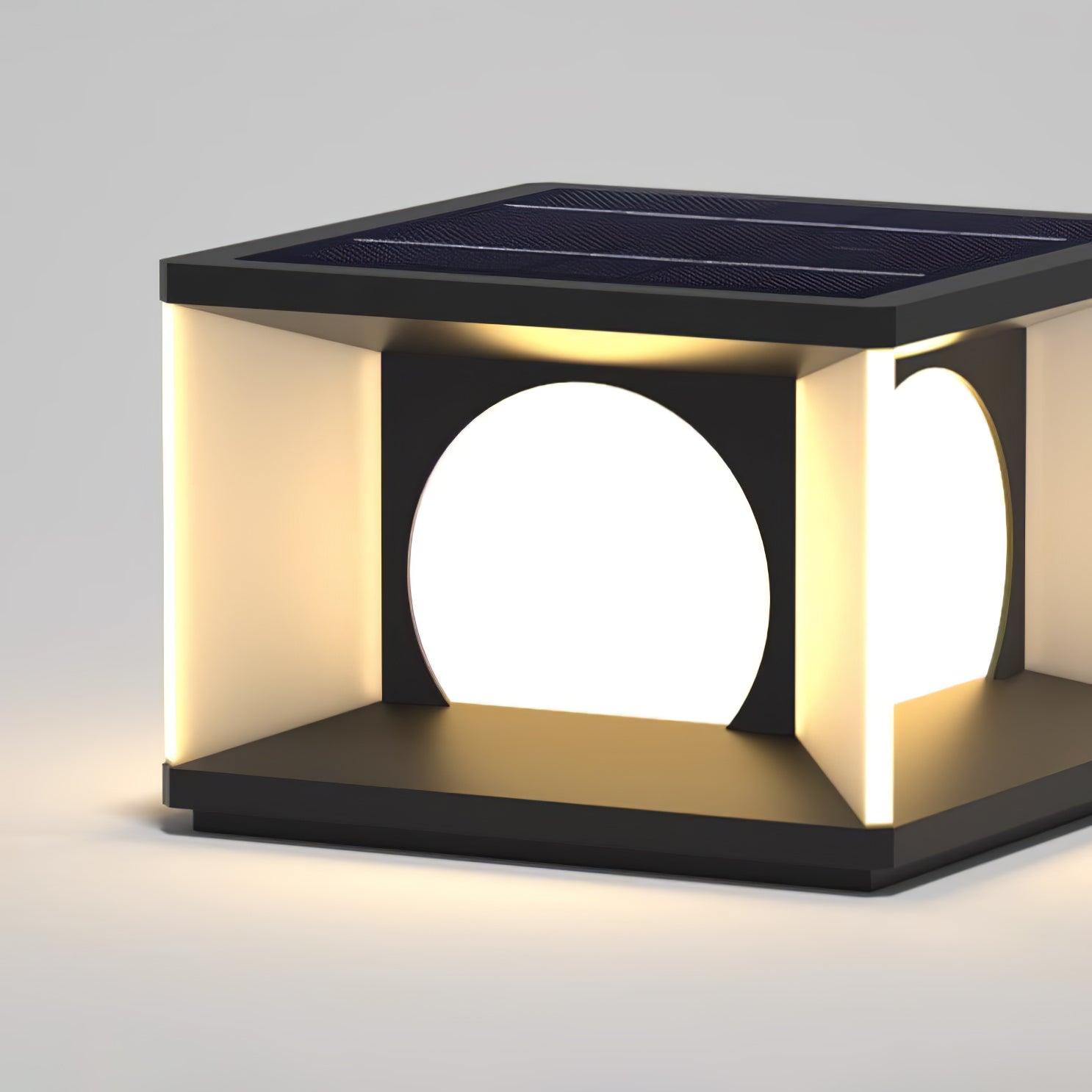 Eclipse Cube Outdoor Post Light