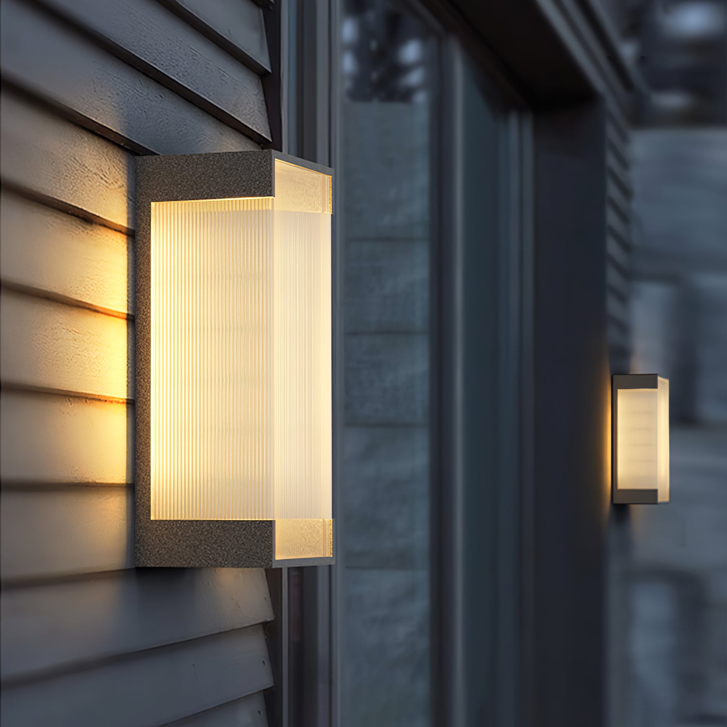 Rectangular Outdoor Wall Light