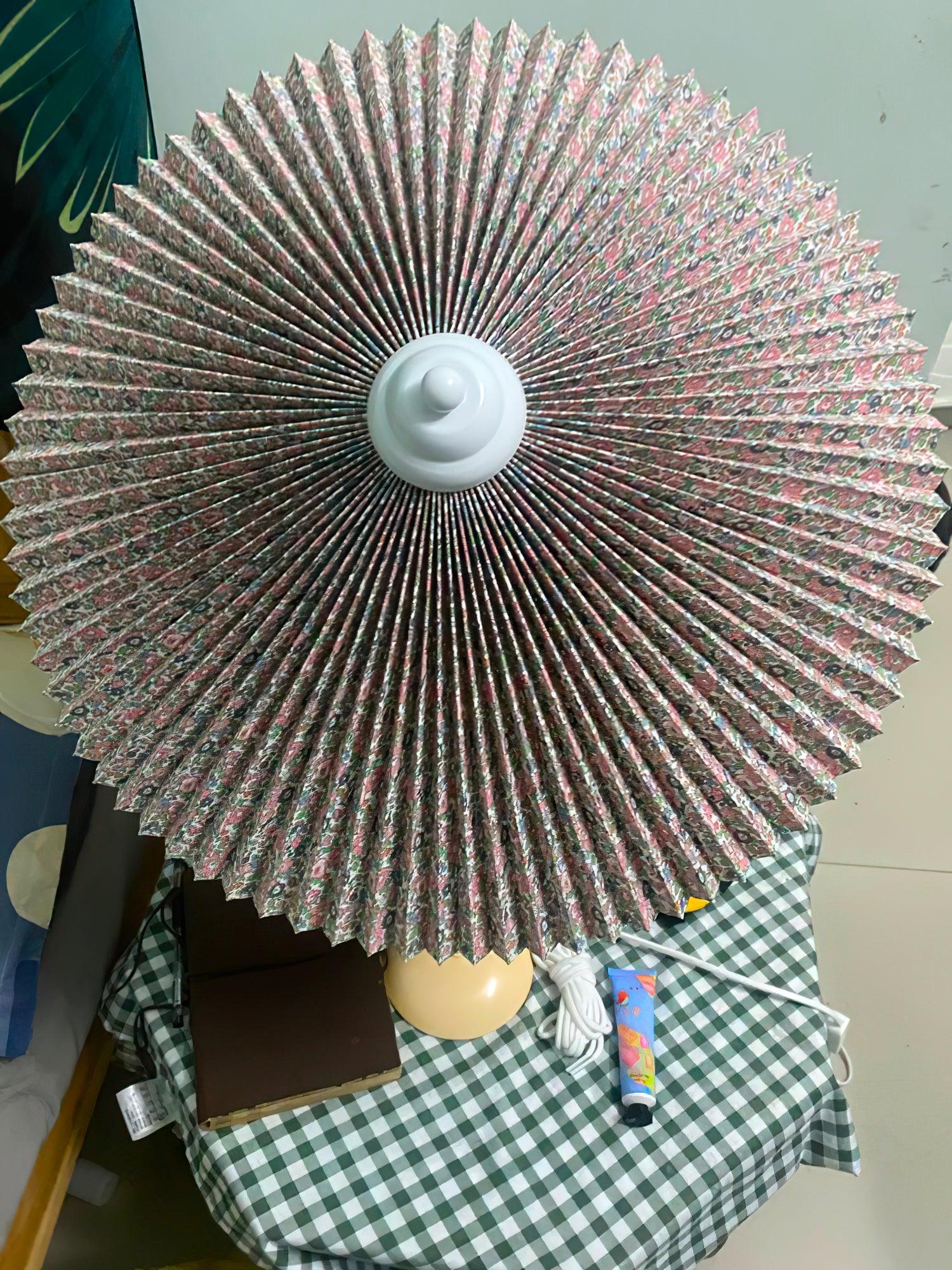 Pleated Hat Table Lamp