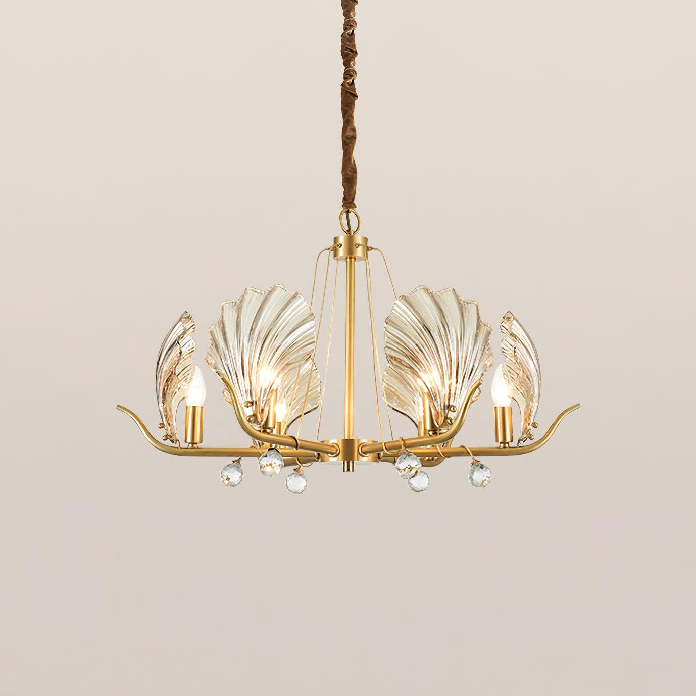 Shell Crystal Chandelier