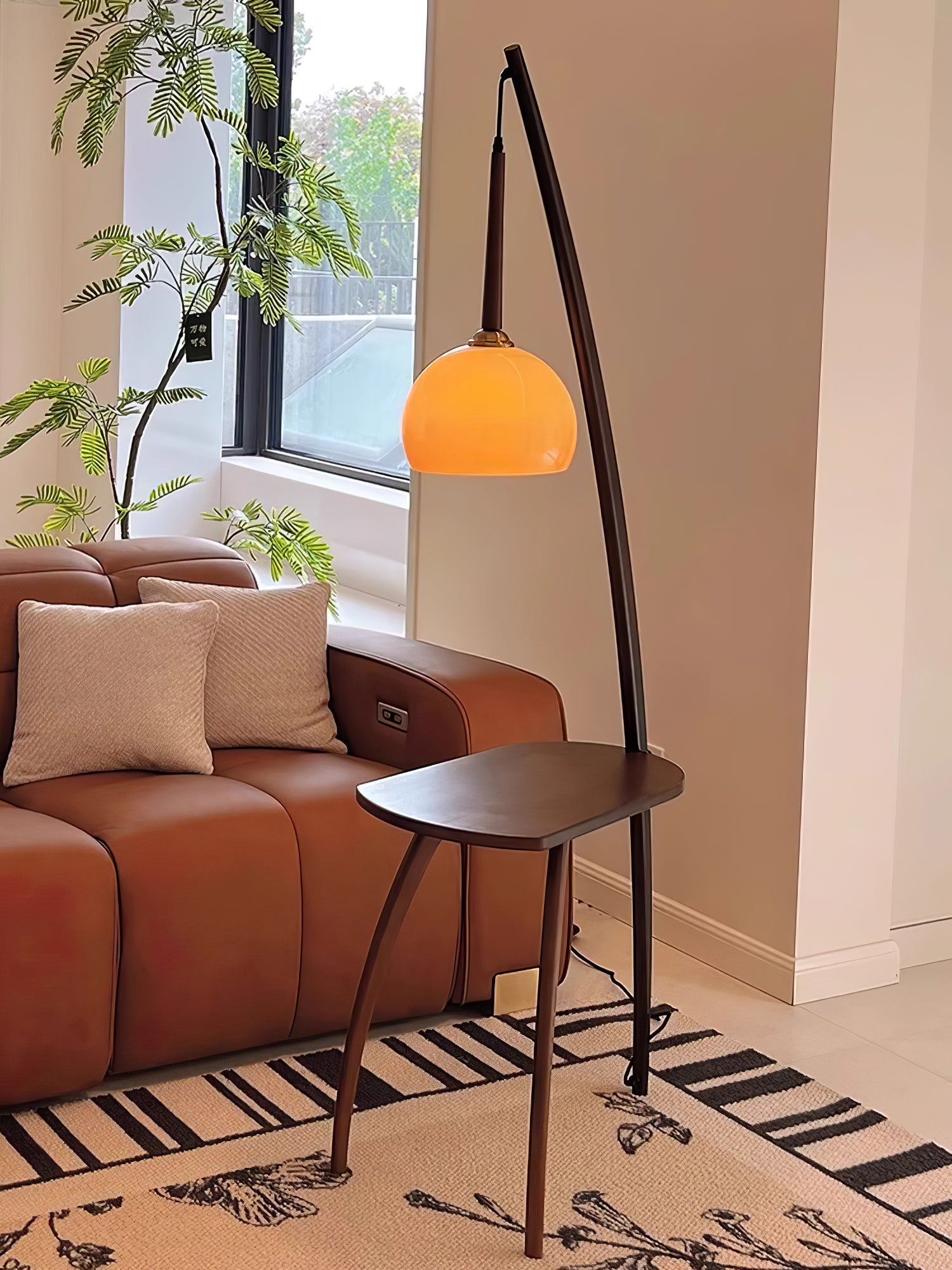 Arc Sphere Floor Lamp