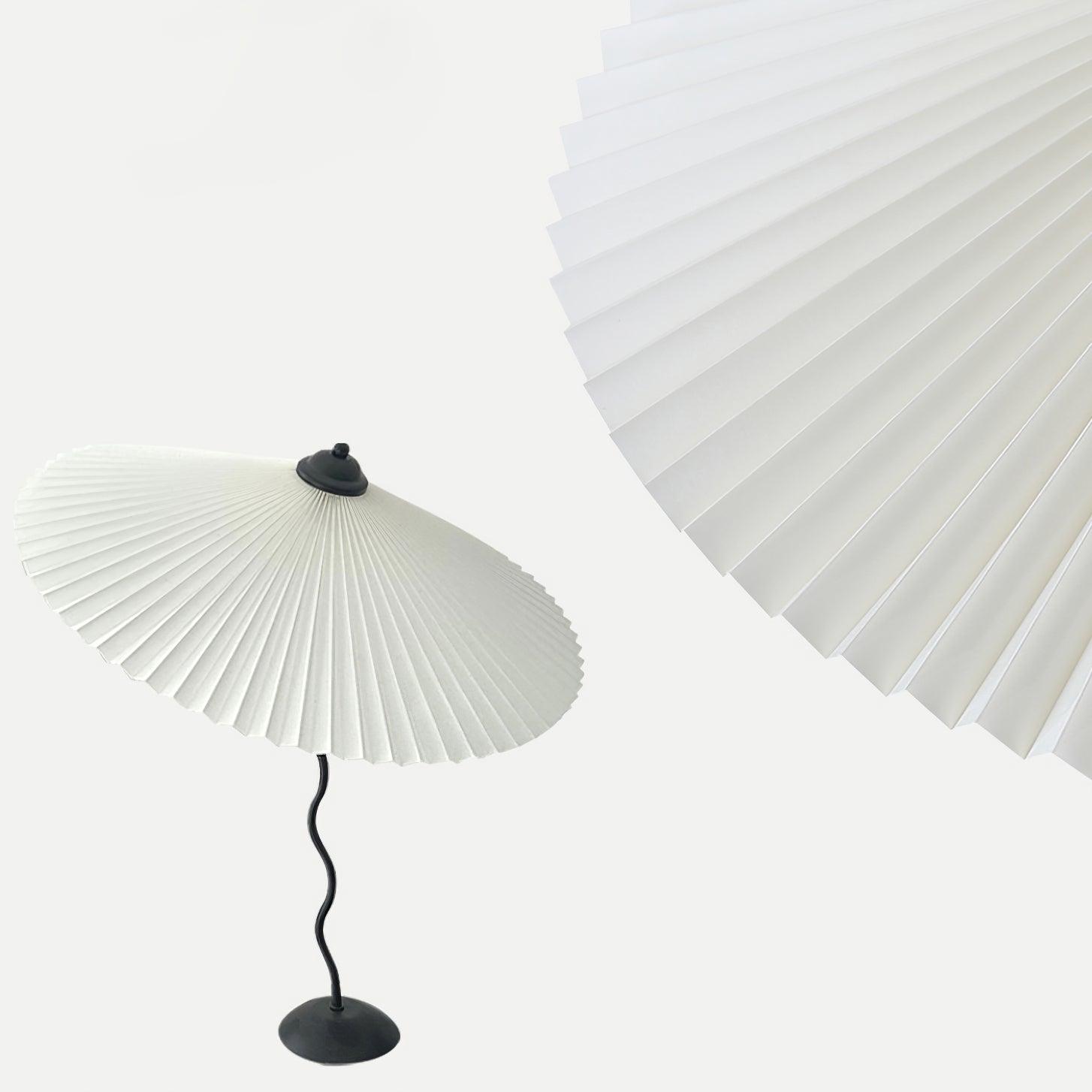 Pleated Hat Table Lamp