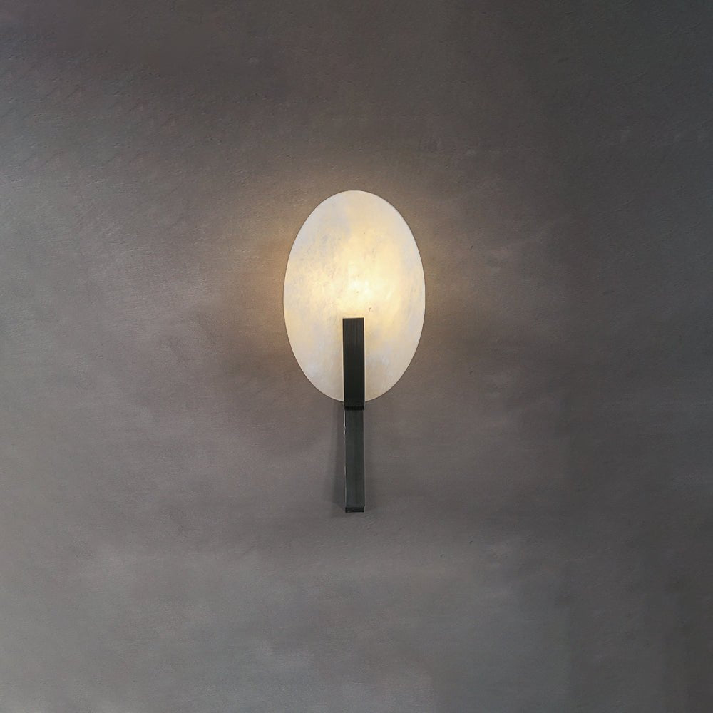 Alice Alabaster Plug-in Wall Lamp