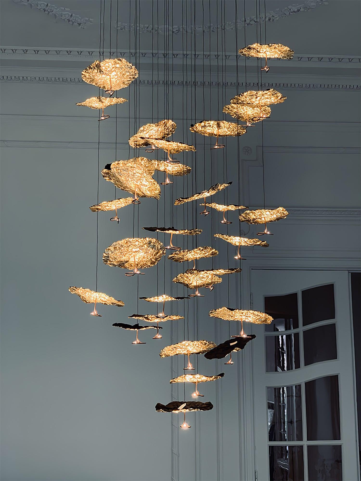 Brass Aviary Constellation Chandelier