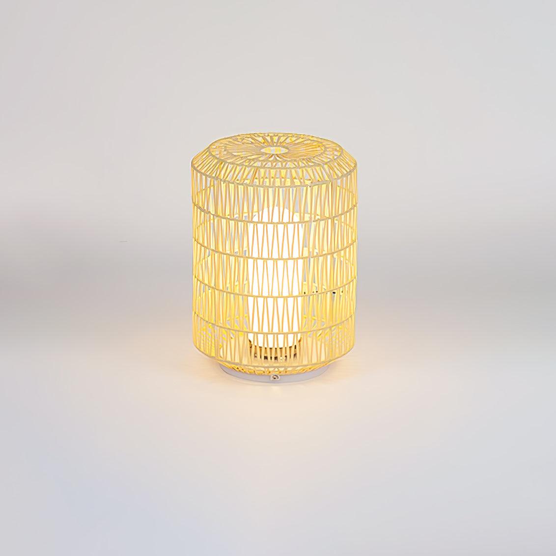 Woven Rattan Outdoor Lamp