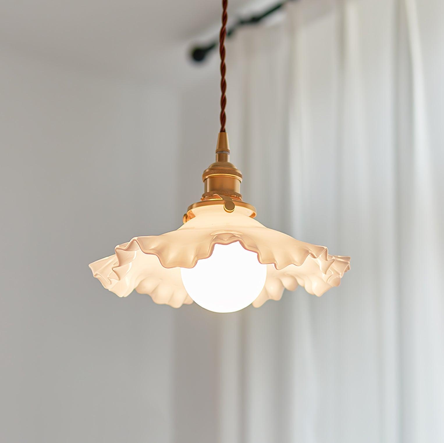 Small Floral Pendant Lamp