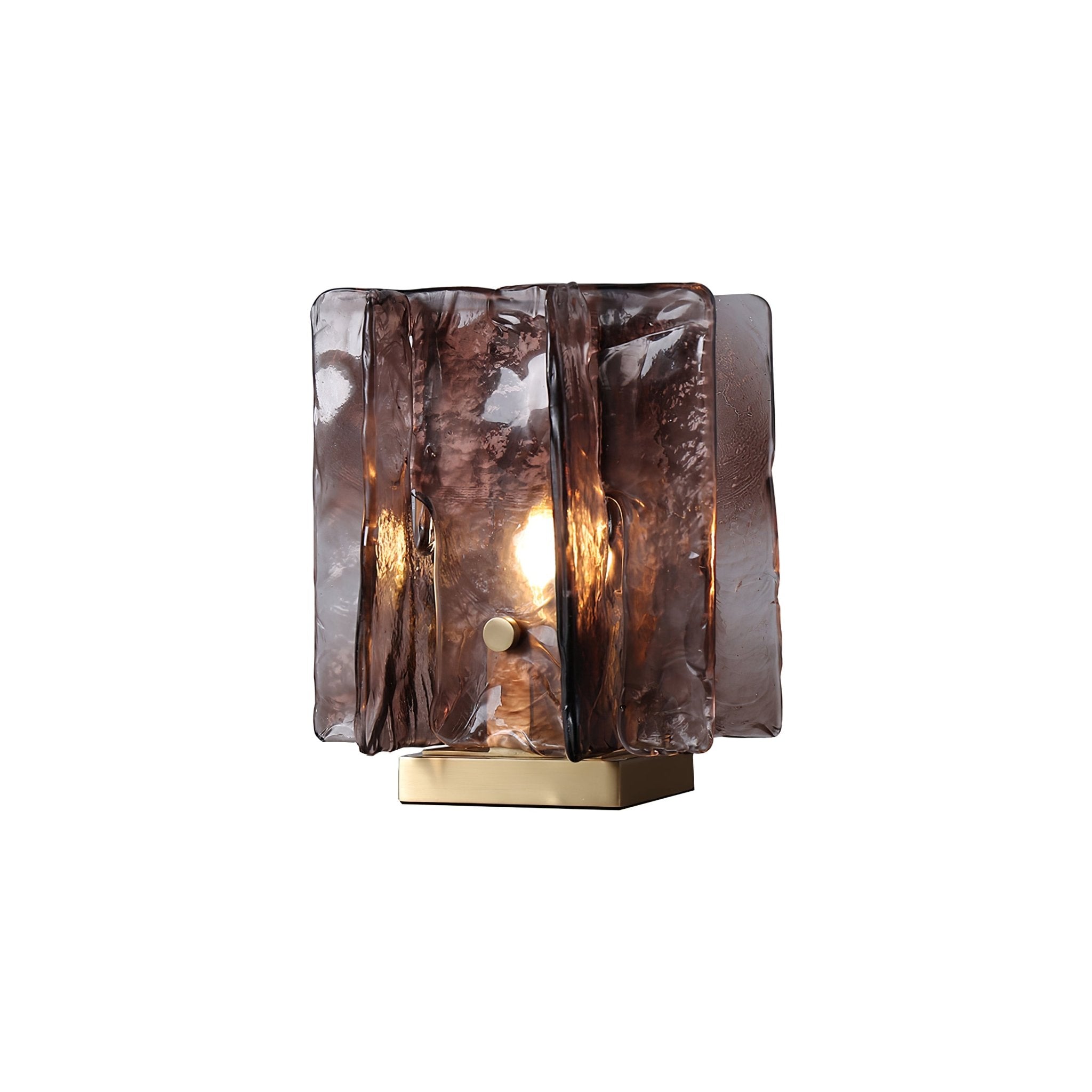 Amber Building Block Table Lamp