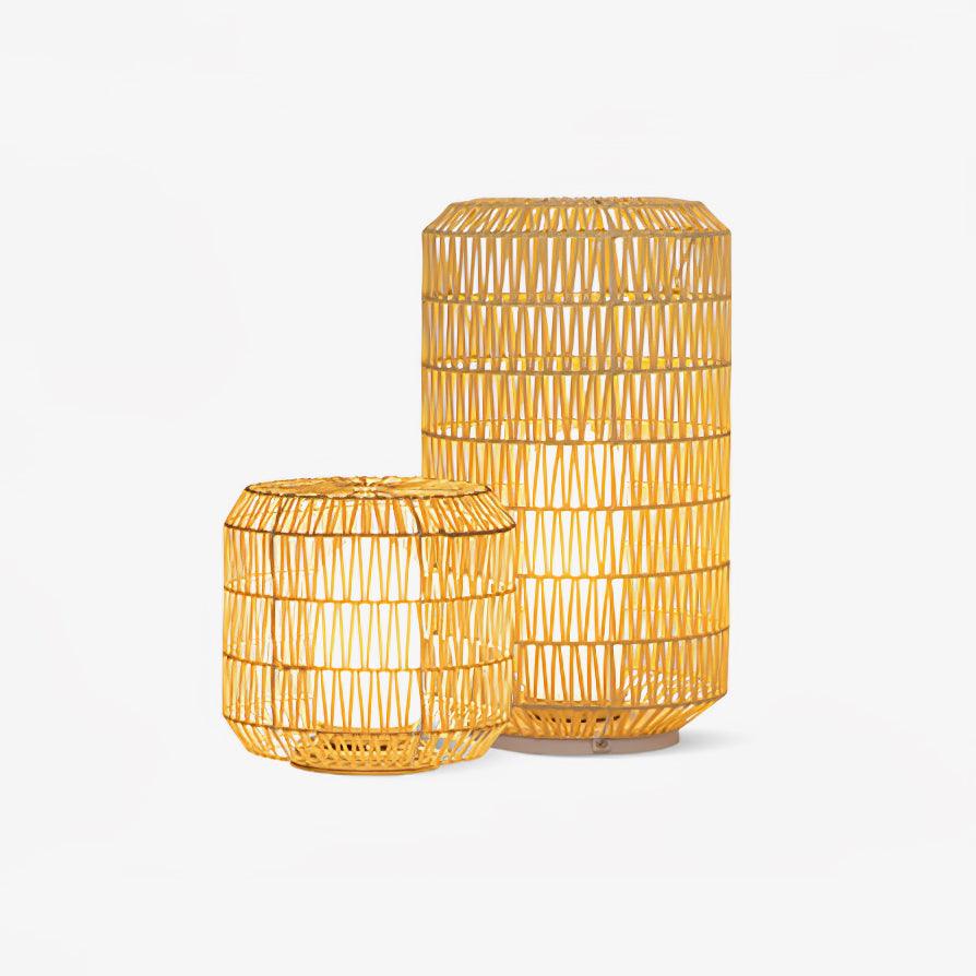 Woven Rattan Outdoor Lamp