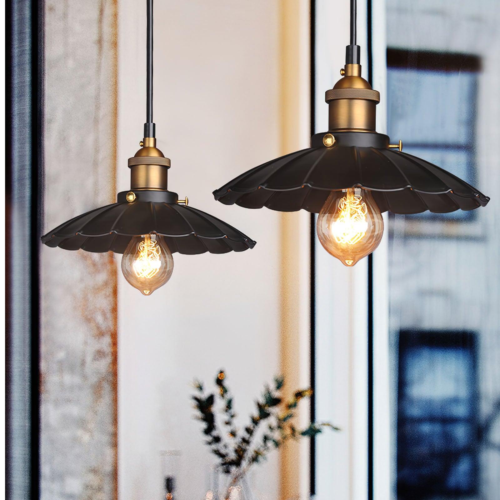 Black Skirt Pendant Light